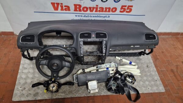 KIT AIRBAG VOLKSWAGEN GOLF 6 2009-2015 - immagine 3