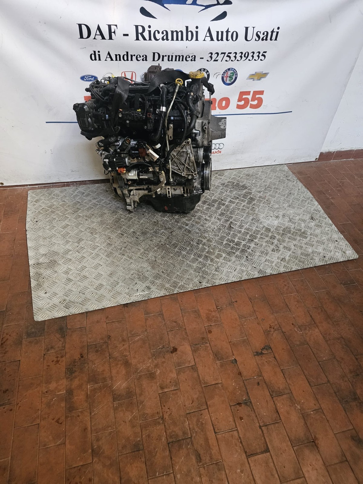 MOTORE OPEL MERIVA / ASTRA 1.3 DIESEL KM 139.000 2011-2015 COD A13DTE OPEL MERIVA / ASTRA 1.3 DIESEL ENGINE KM 139.000 2011-2015 COD A13DTE - immagine 3