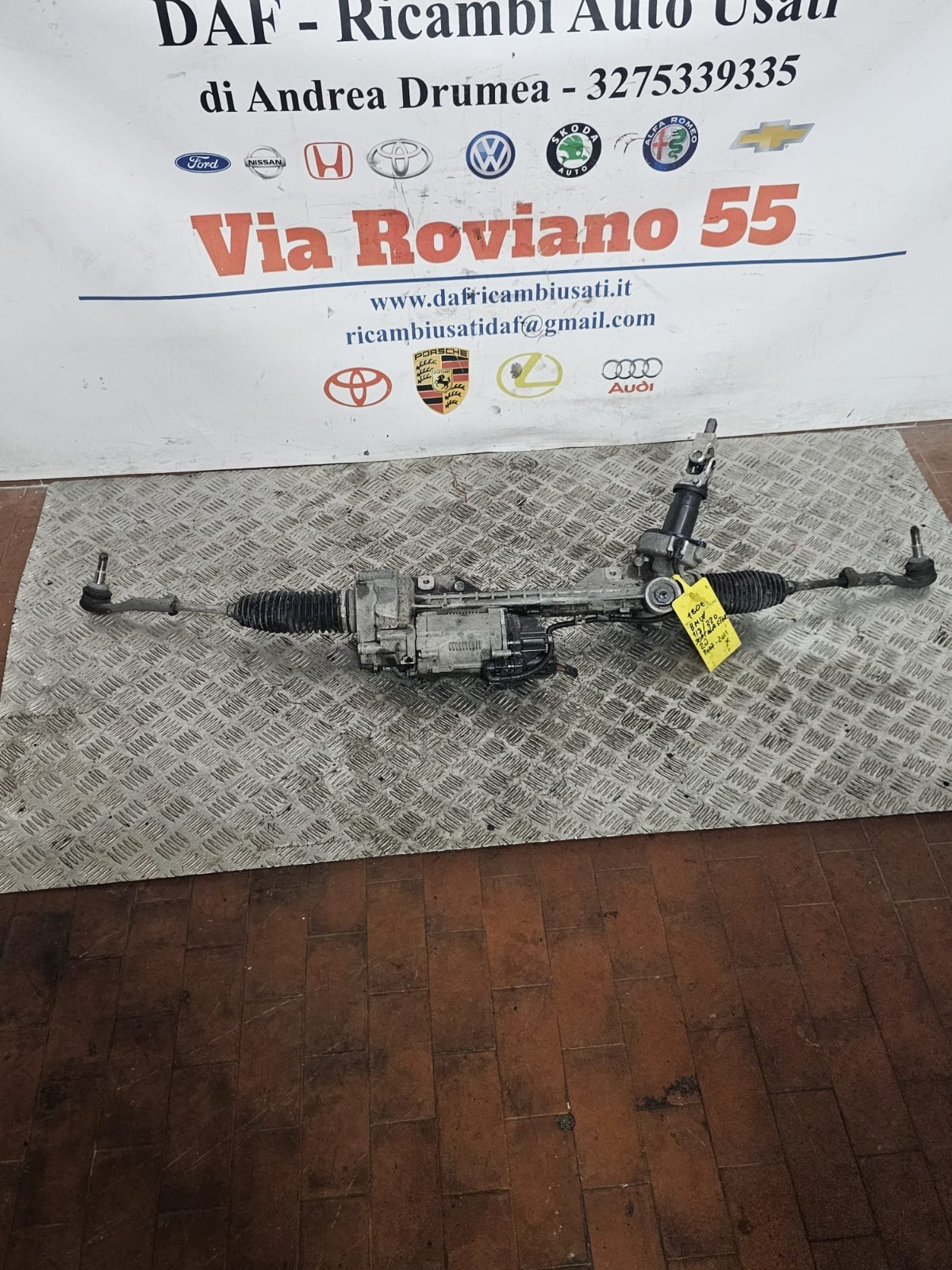 SCATOLA STERZO GUIDA ELETTRICA BMW SERIE 1 2.0 105KW 5P D 6M 2010 COD 78022772 BMW 1 Series 2.0 105KW 5P D 6M 2010 ELECTRIC DRIVING STEERING BOX