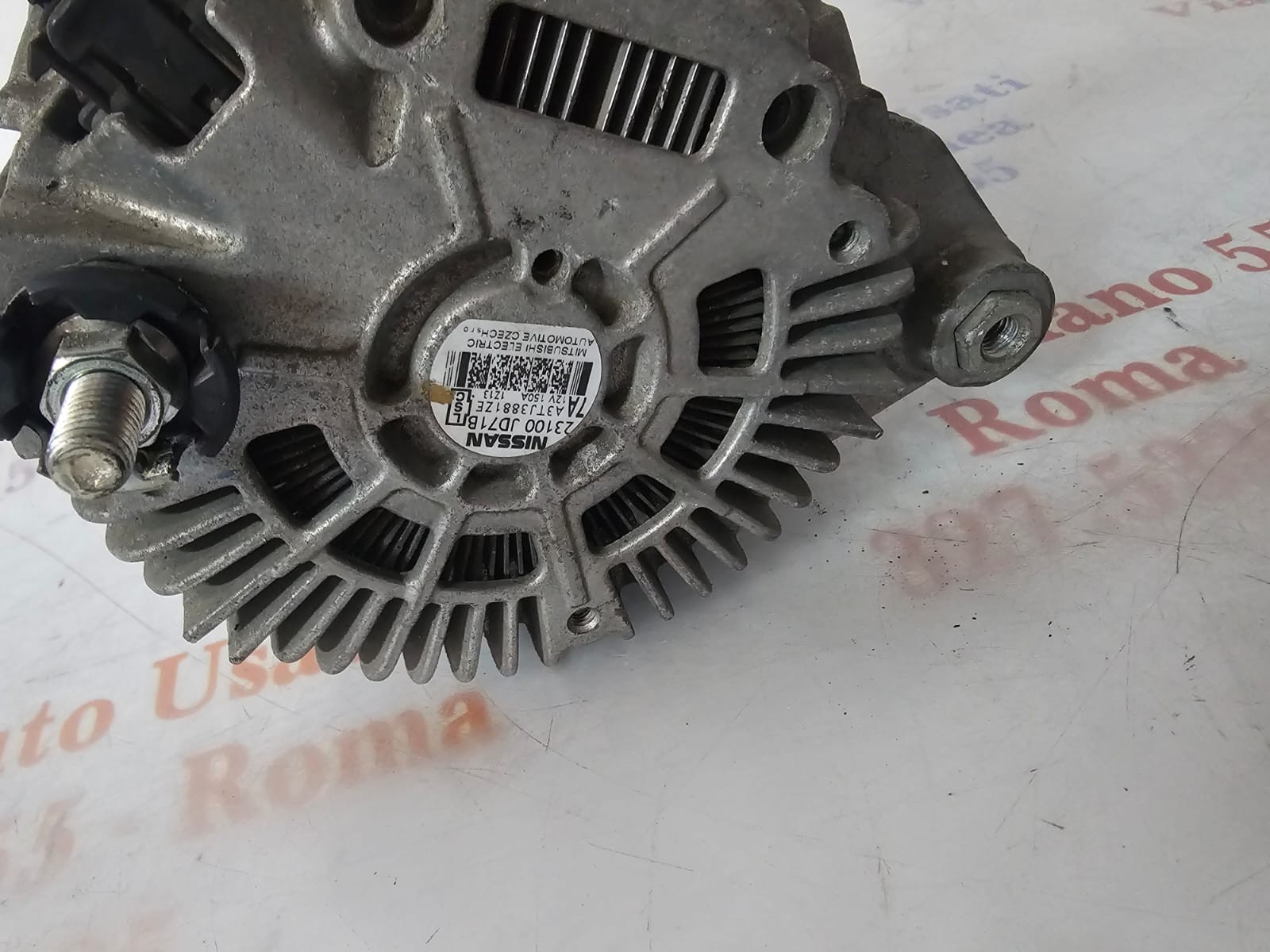 ALTERNATOR RENAULT QUASQUAI 1.6 DIESEL 2011-2017 COD 23100JD71B - immagine 4