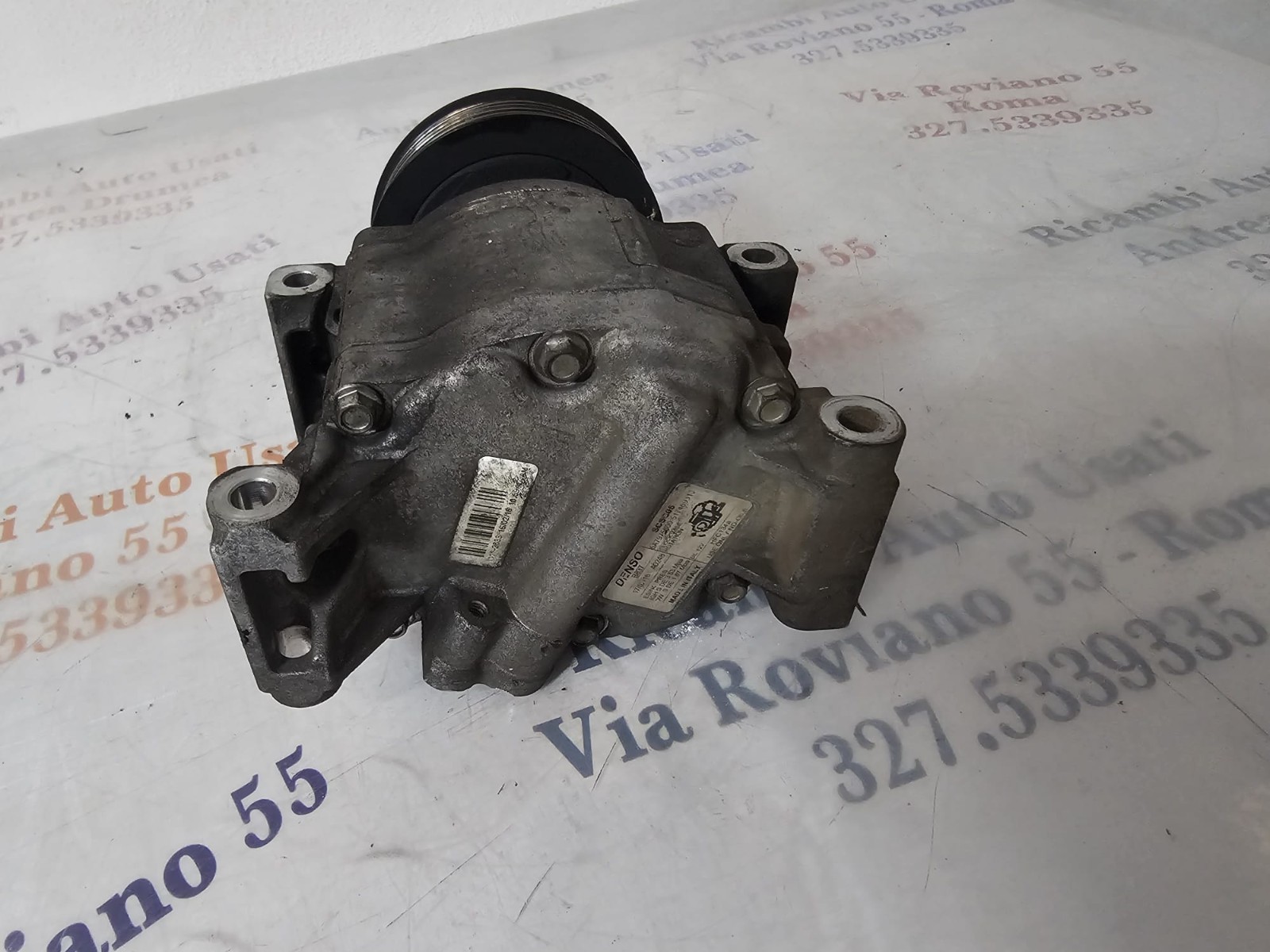 COMPRESSORE LANCIA YPSILON 1.3 M.JET 2012-2016 DENSO 5A7975600 COD 517469310 - immagine 3