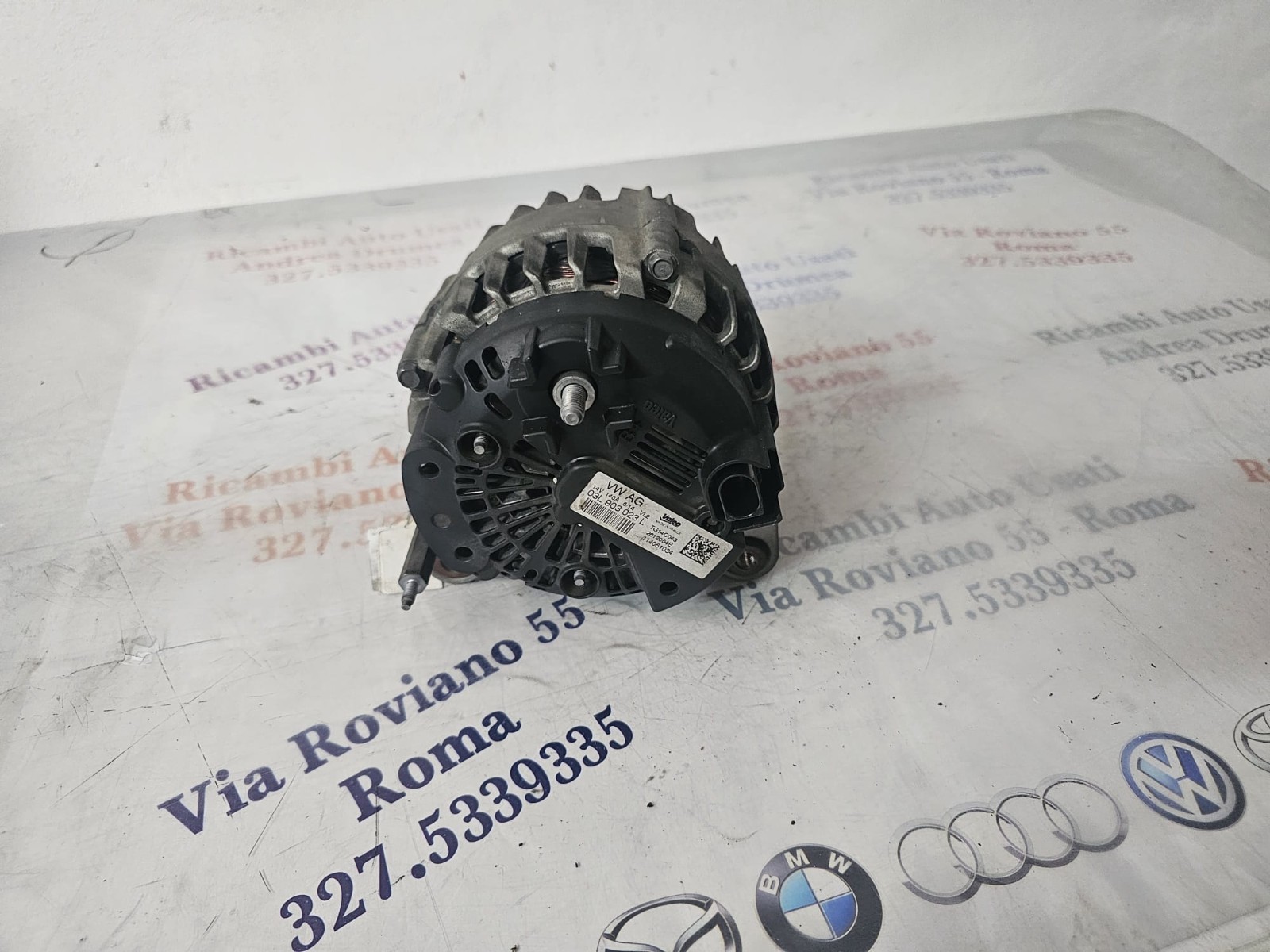 ALTERNATORE VW GOLF 7 1.6.2.0 DIESEL START/STOP VALEO 03L903023L - immagine 3