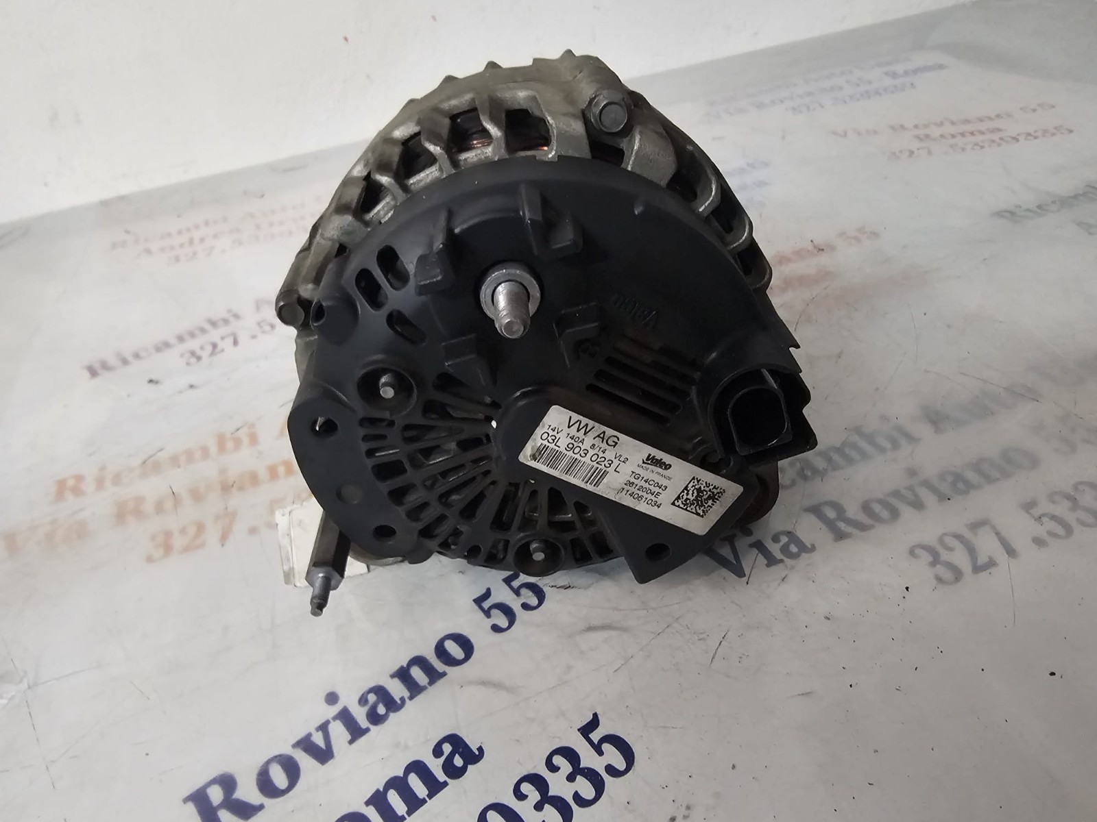 ALTERNATORE VW GOLF 7 1.6.2.0 DIESEL START/STOP VALEO 03L903023L - immagine 4