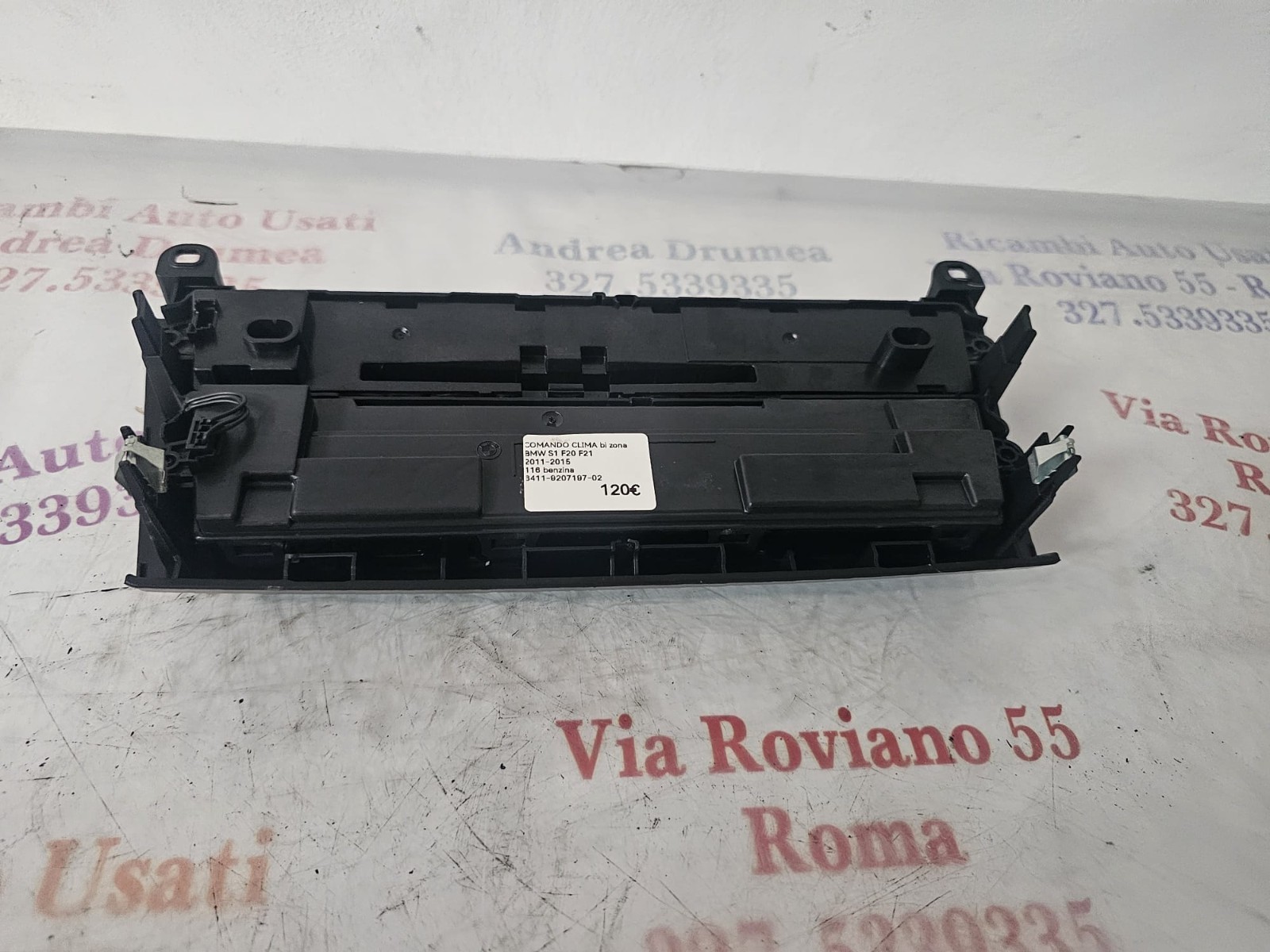 COMANDI CLIMA BI ZONA BMW S1 F20/F21 11.6 B 2011-2015 COD 6411-9207197-02 // BMW S1 F20/F21 11.6 B 2011-2015 BI ZONE CLIMATE CONTROLS COD 6411-9207197-02