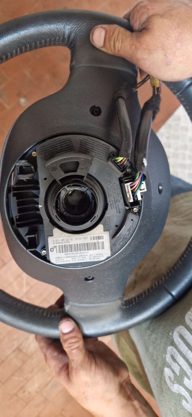 KIT AIRBAG SMART 451 2007-2015 COD CENTRALINAA4519011300/Q02 - immagine 6