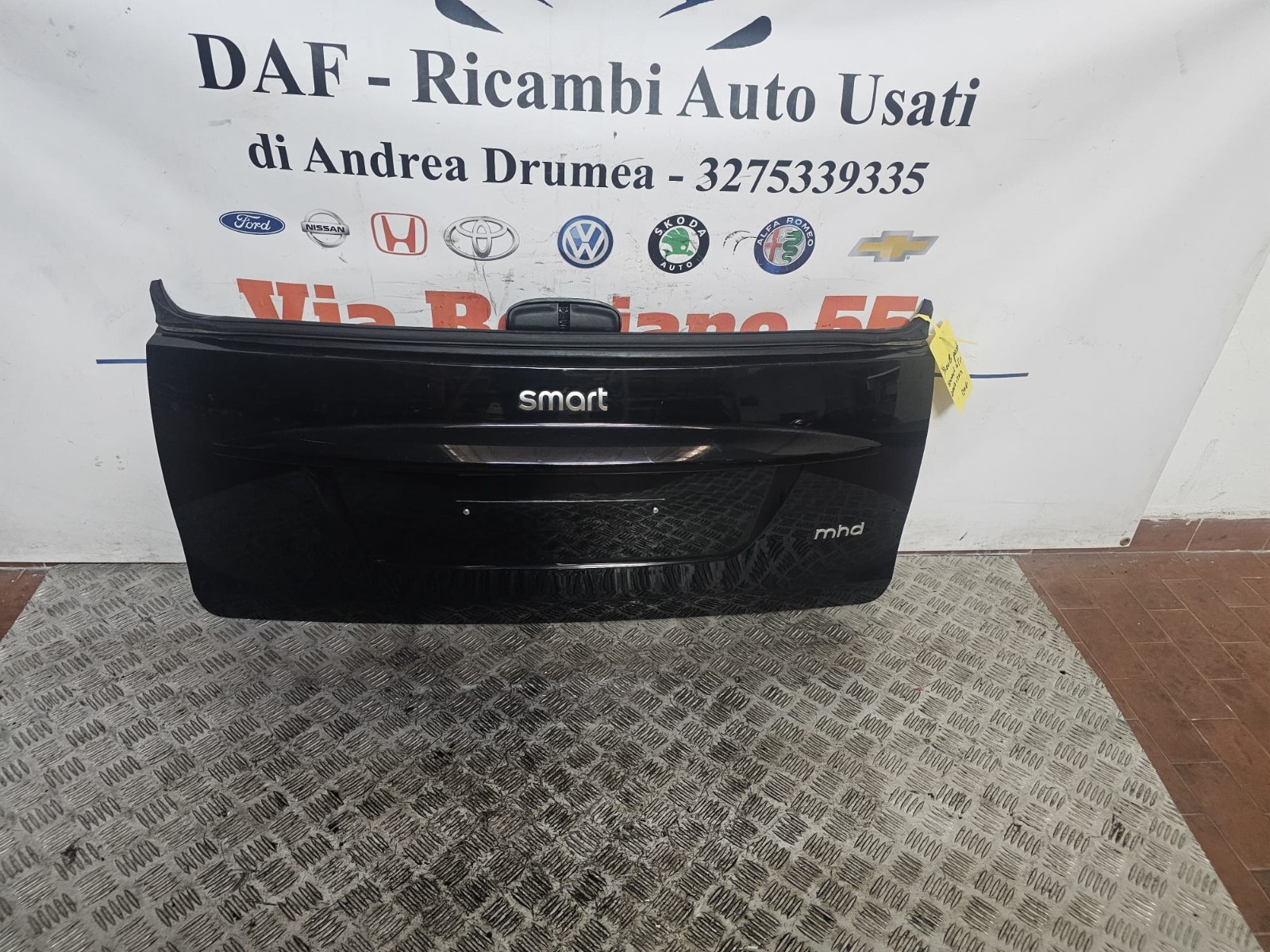 COFANO BAULE POSTERIORE SMART FORTWO W451 2007-2014 - immagine 2