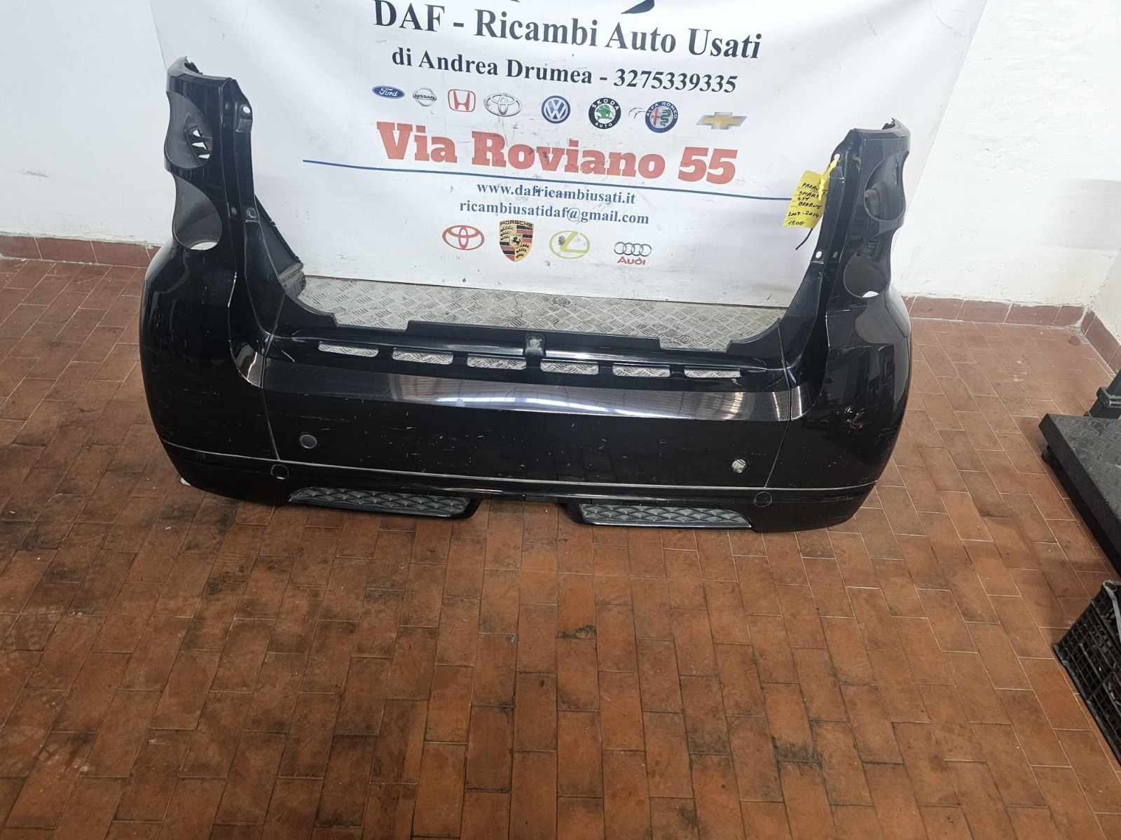 PARAURTI POSTERIORI SMART 451 BRAVUS 2007-2014