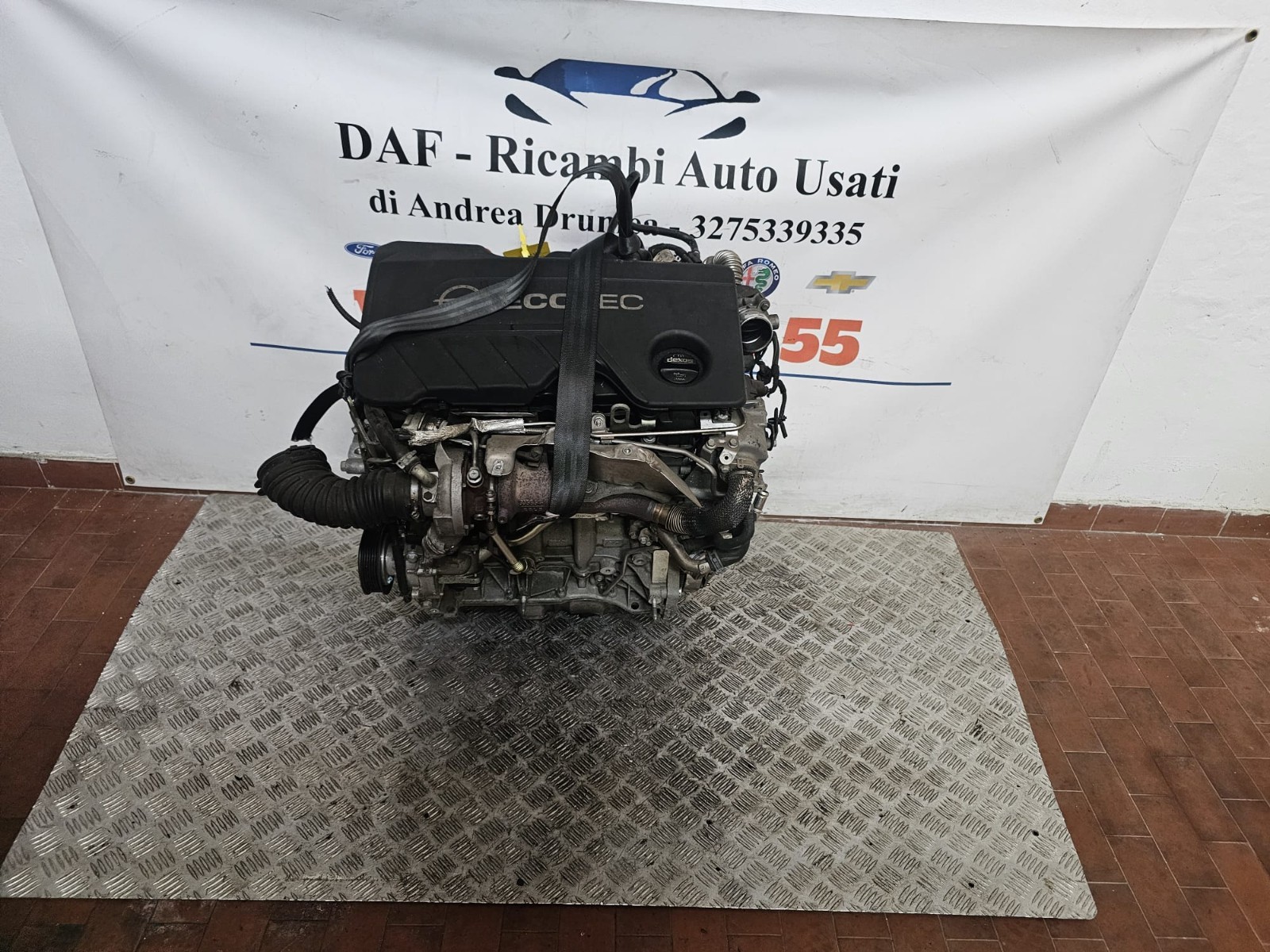 Motore opel astra /moka km 103,0001.6 diesel 2016-2020 COD LWQ/ B16DTH - immagine 4