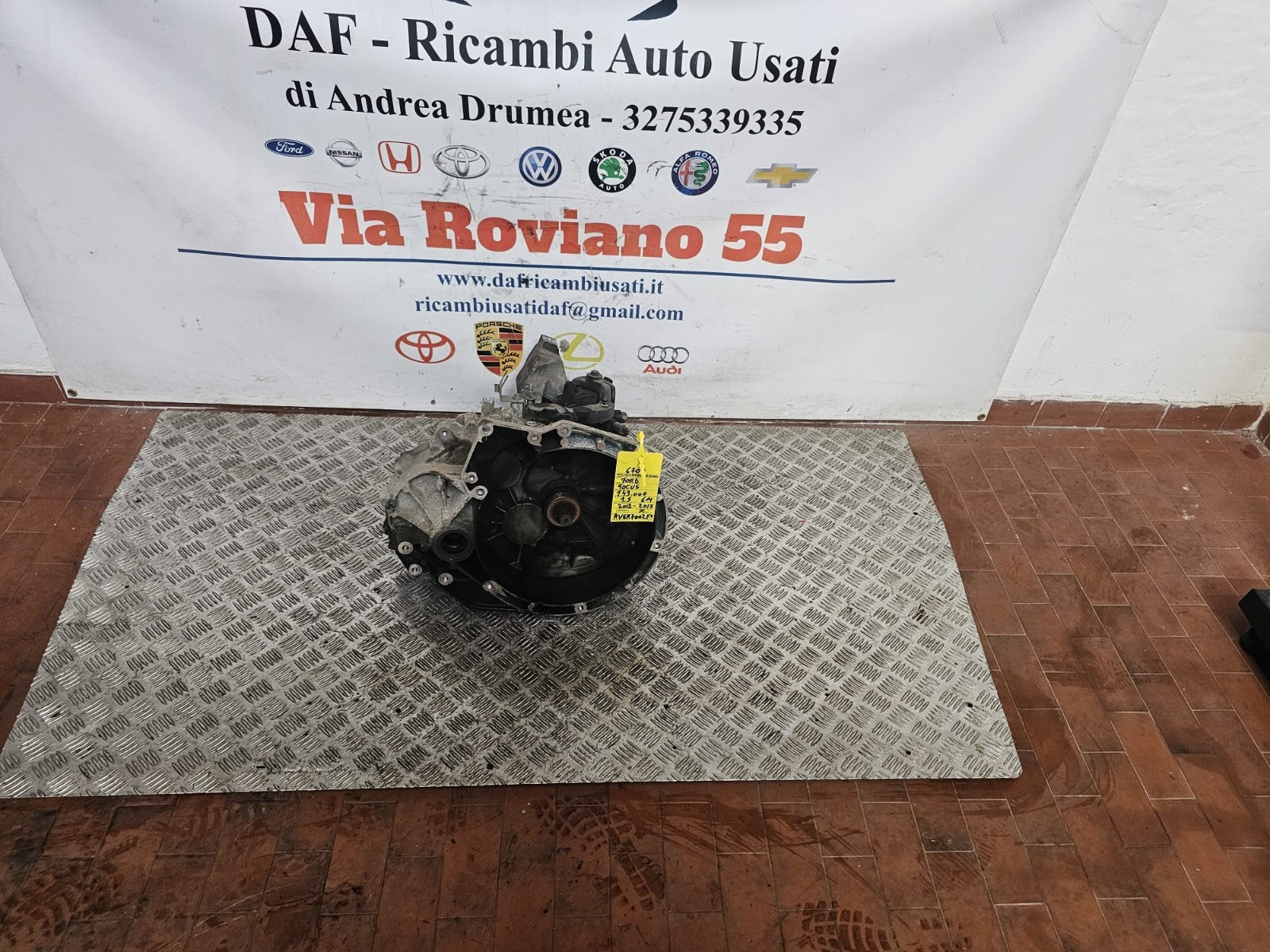 CAMBIO FORD FOCUS KM 143.000 1.5 DIESEL 6 MARCE 2012-2017 COD AV6R7002KF