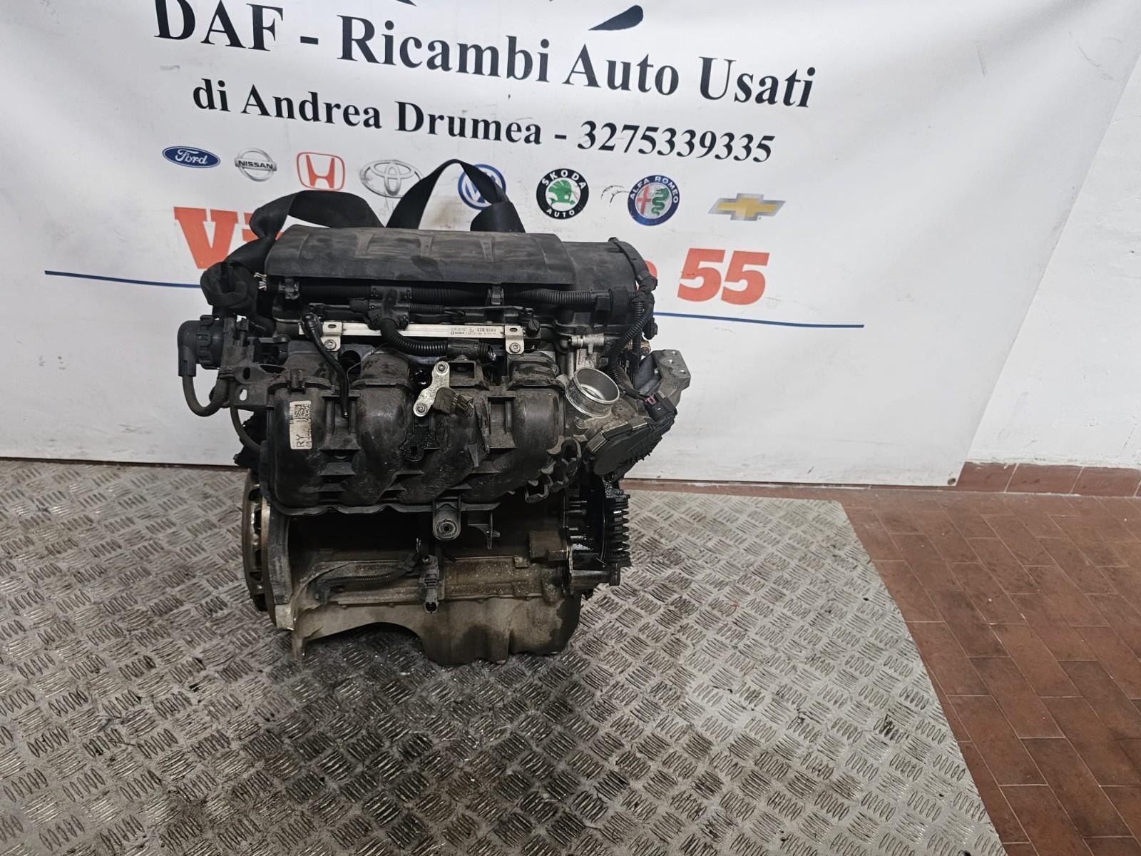 MOTORE OPEL MERIVA 1.4 BENZINA KM 116.000 2011-2016 COD A14XER OPEL MERIVA 1.4 PETROL ENGINE KM 116.000 2011-2016 COD A14XER - immagine 3
