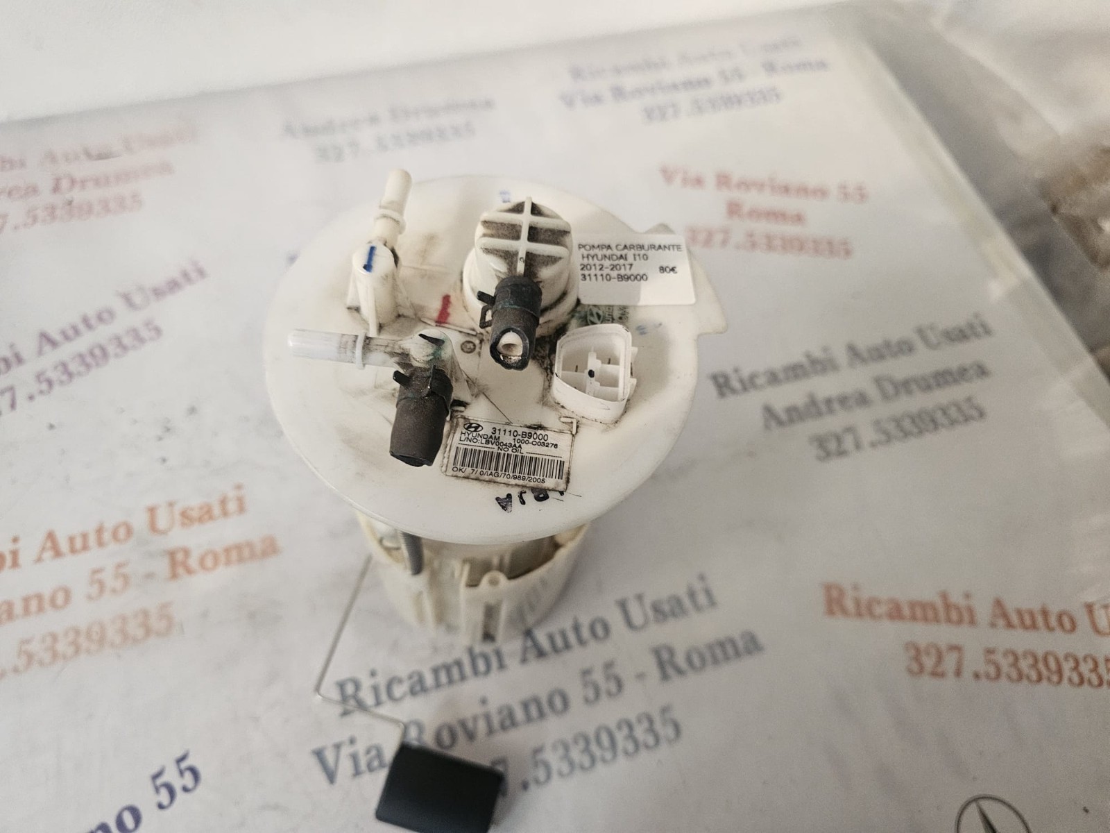 POMPA CARBURANTE ORIGINALE HYUNDAI I10 2012-2017 COD 31110-B9000 BENZINA - immagine 4