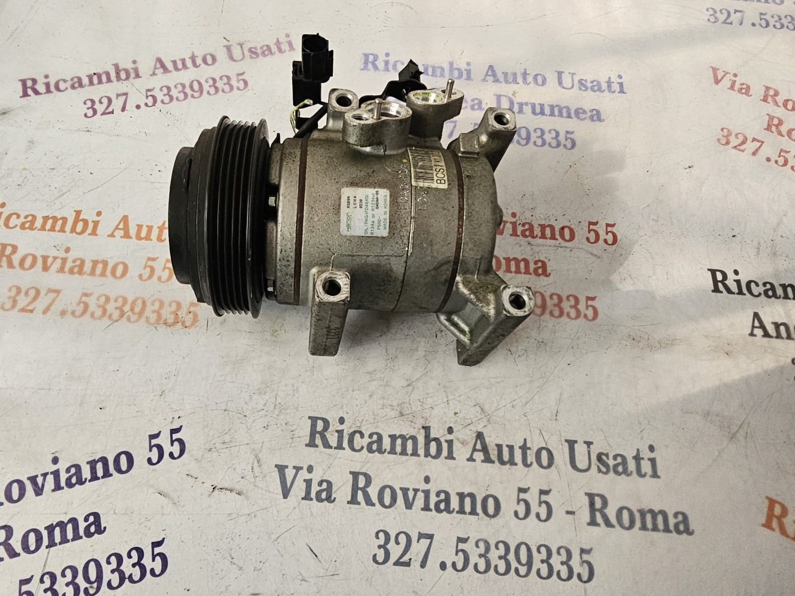 COMPRESSORE HYUNDAI I10 1.0 BENZINA 2012-2016 BCS1K1.0/1.2 - immagine 2