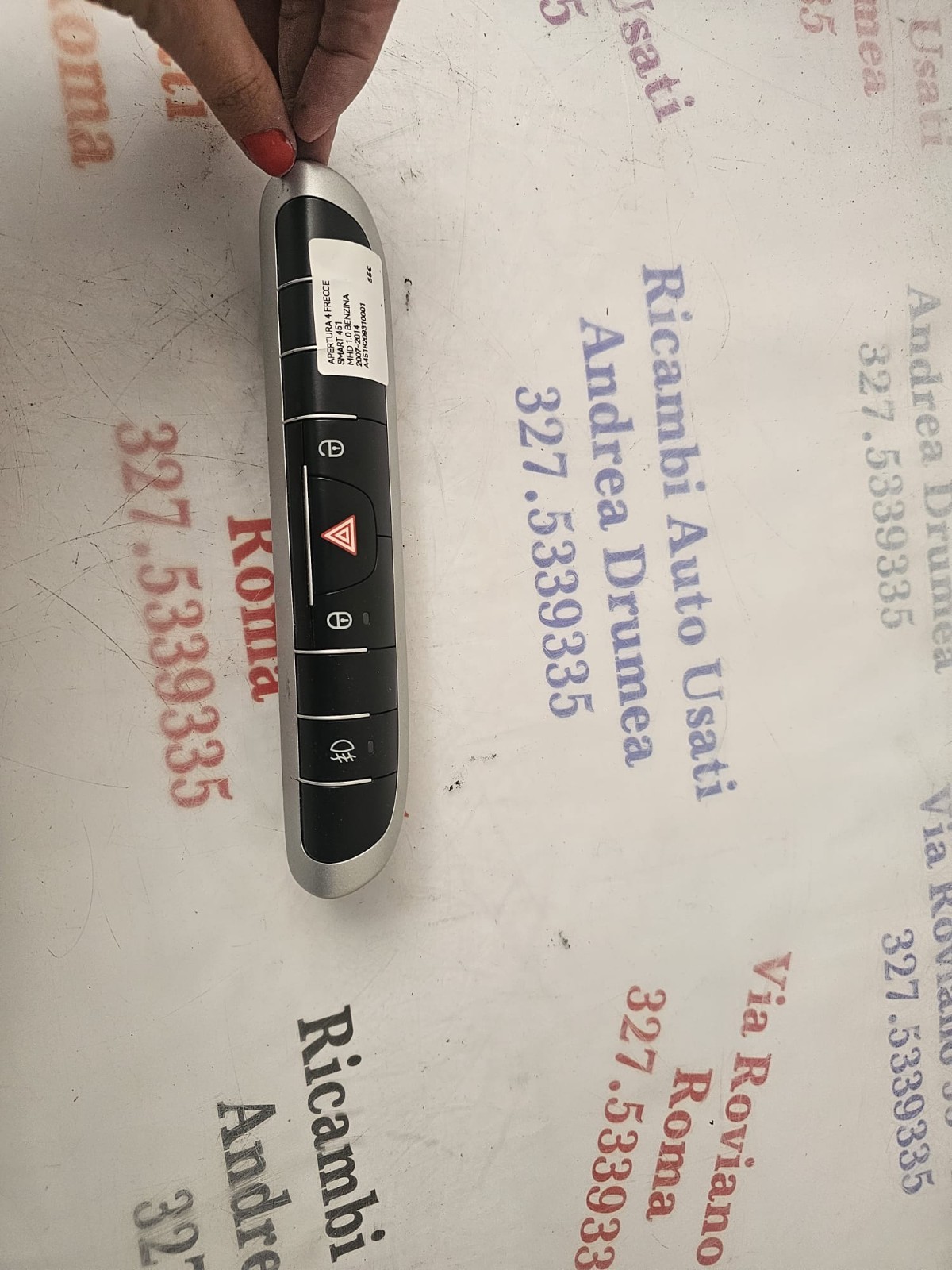 APERTURA 4 FRECCE SMART 451 MHD 1.0 BENZINA 2007-2014 A4518209310001 - immagine 2