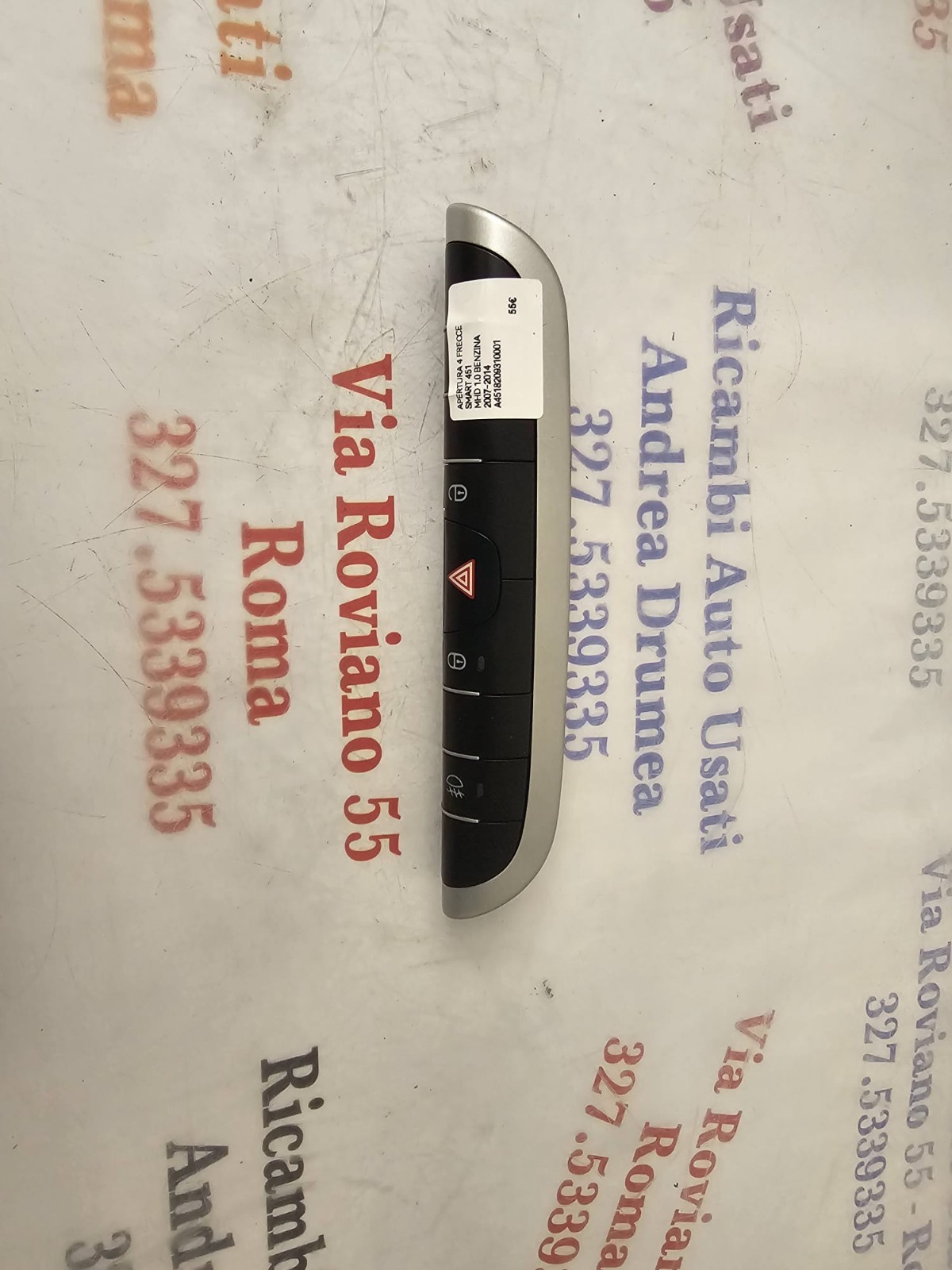 APERTURA 4 FRECCE SMART 451 MHD 1.0 BENZINA 2007-2014 A4518209310001 - immagine 4