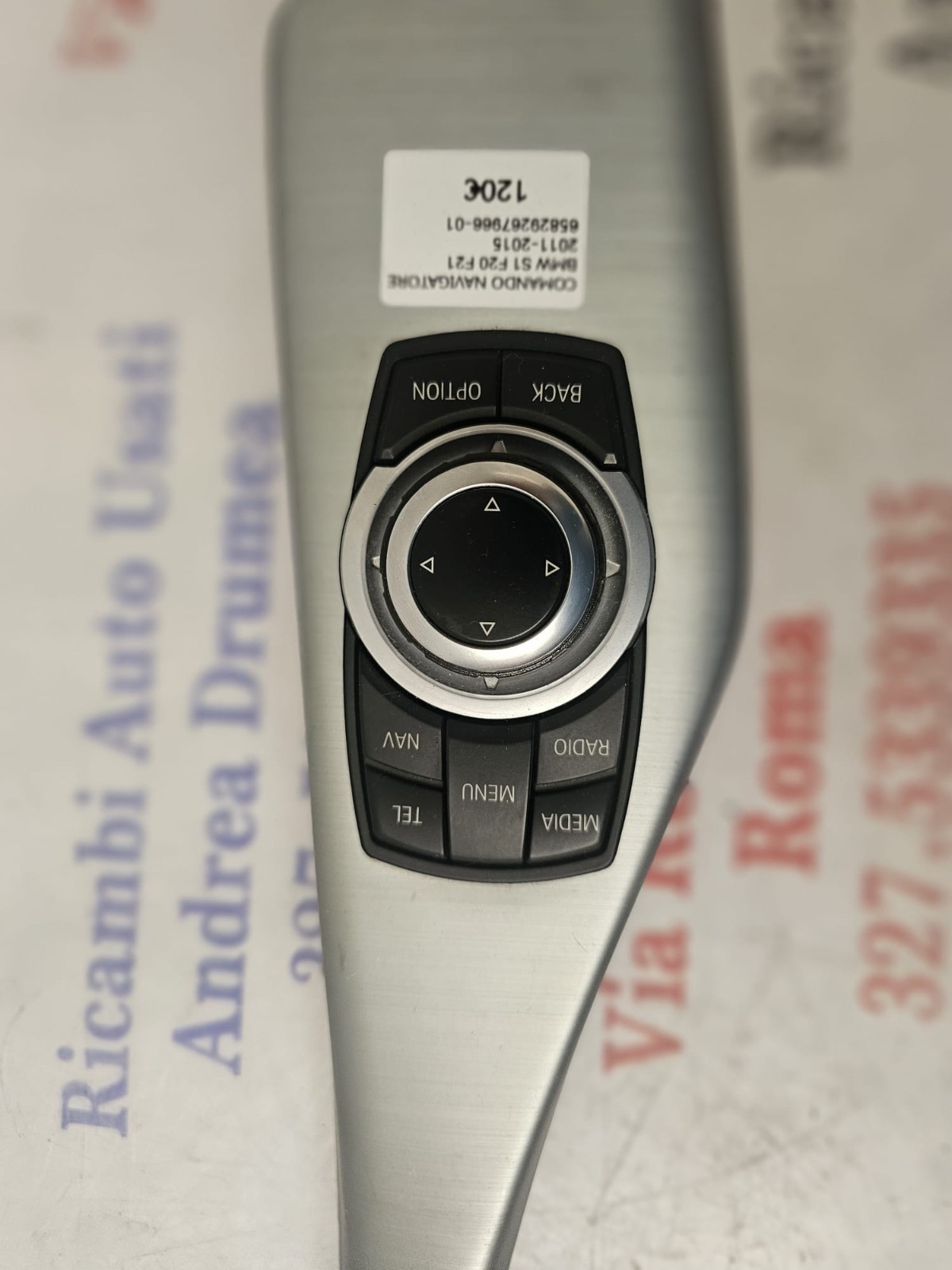 6582 9267955-01 COMANDO NAVIGATORE BMW S1 F20/F21 116 BENZINA 2011-2015 - immagine 6