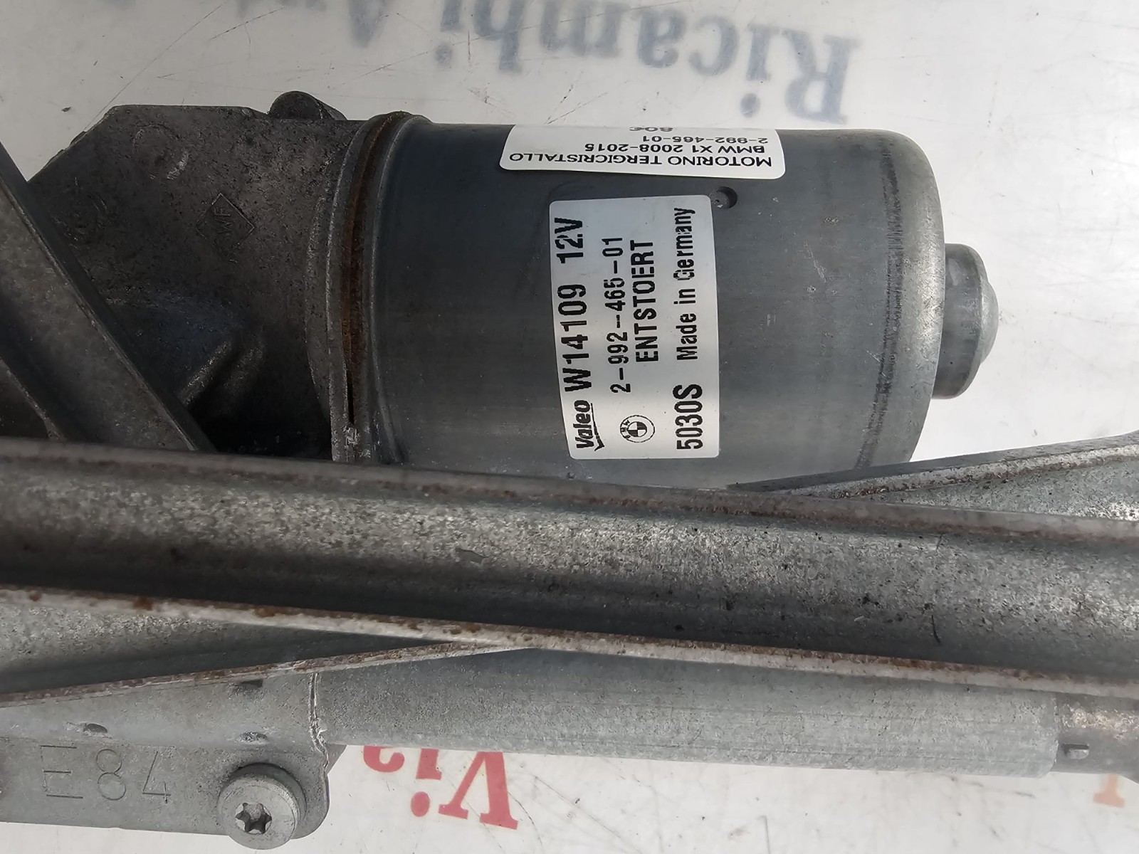 motorino tergicristallo BMW X1 2008-2015 VALEO W14109 12 V 2-992-465-01 - immagine 6