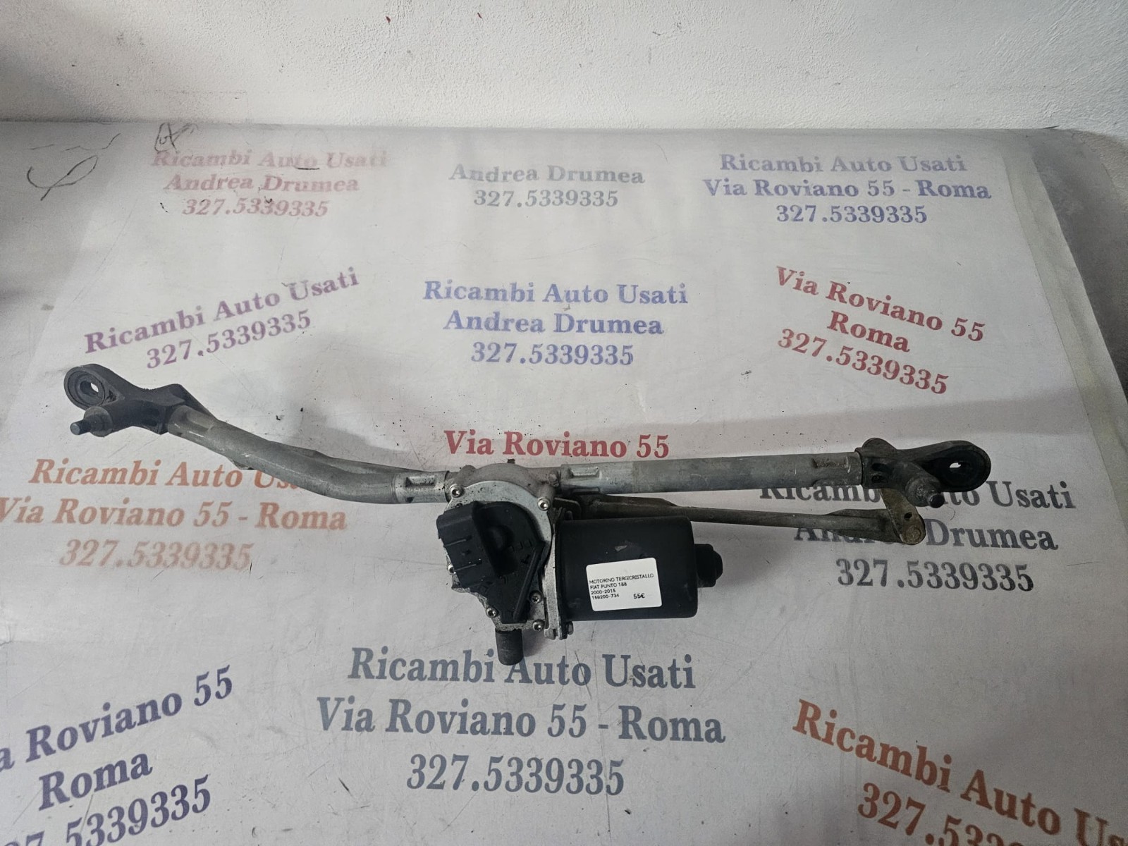 MOTORINO TERGICRISTALLO FIAT PUNTO 188 2000-2015 COD 159200-734 12 V TGE 511E - immagine 5