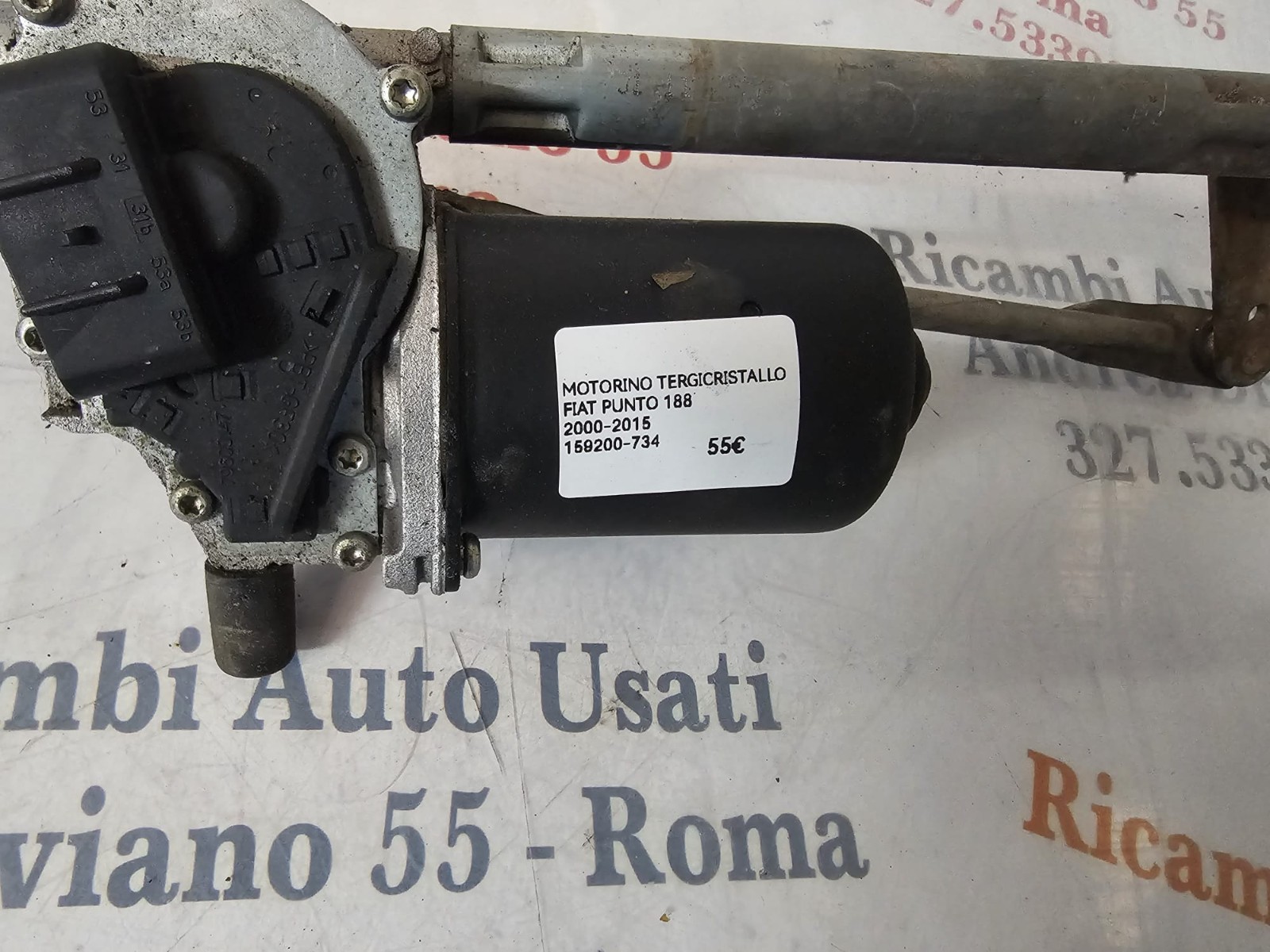 MOTORINO TERGICRISTALLO FIAT PUNTO 188 2000-2015 COD 159200-734 12 V TGE 511E - immagine 7