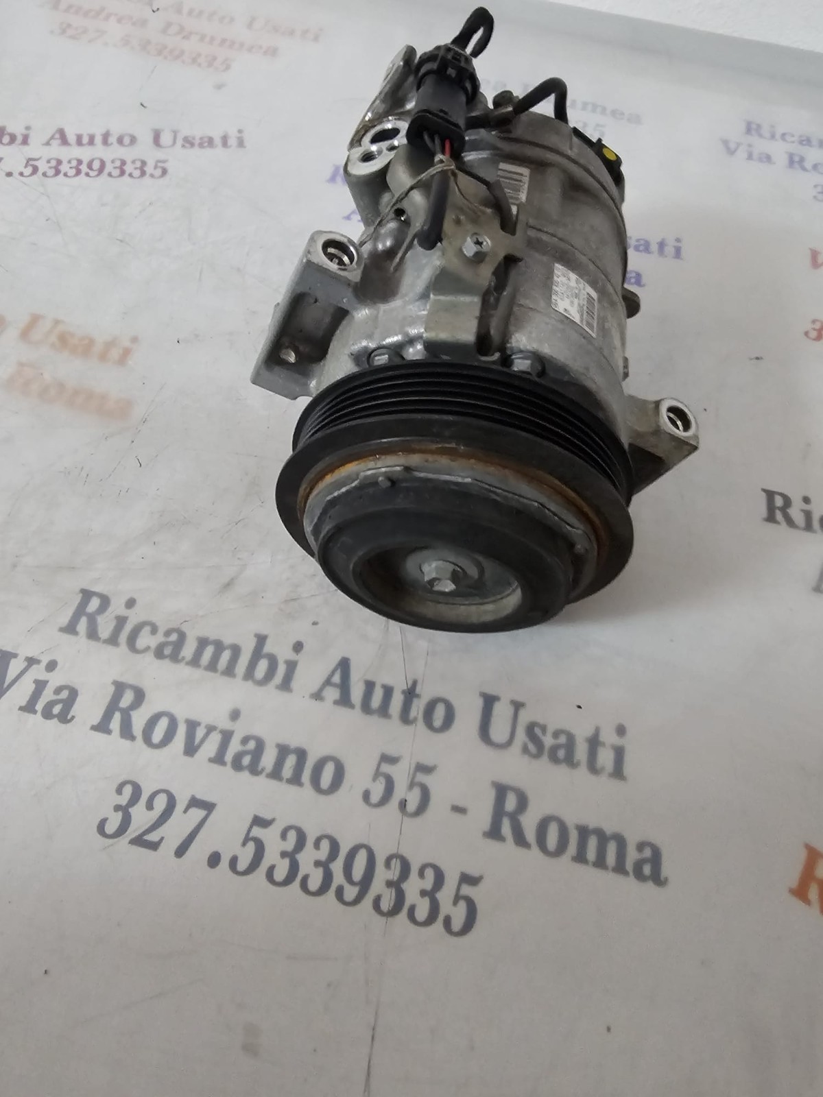 COMPRESSORE MERCEDES CLASSE A 1.4 TURBO BENZINA 2016-2020 DENSO A0008304202 - immagine 3