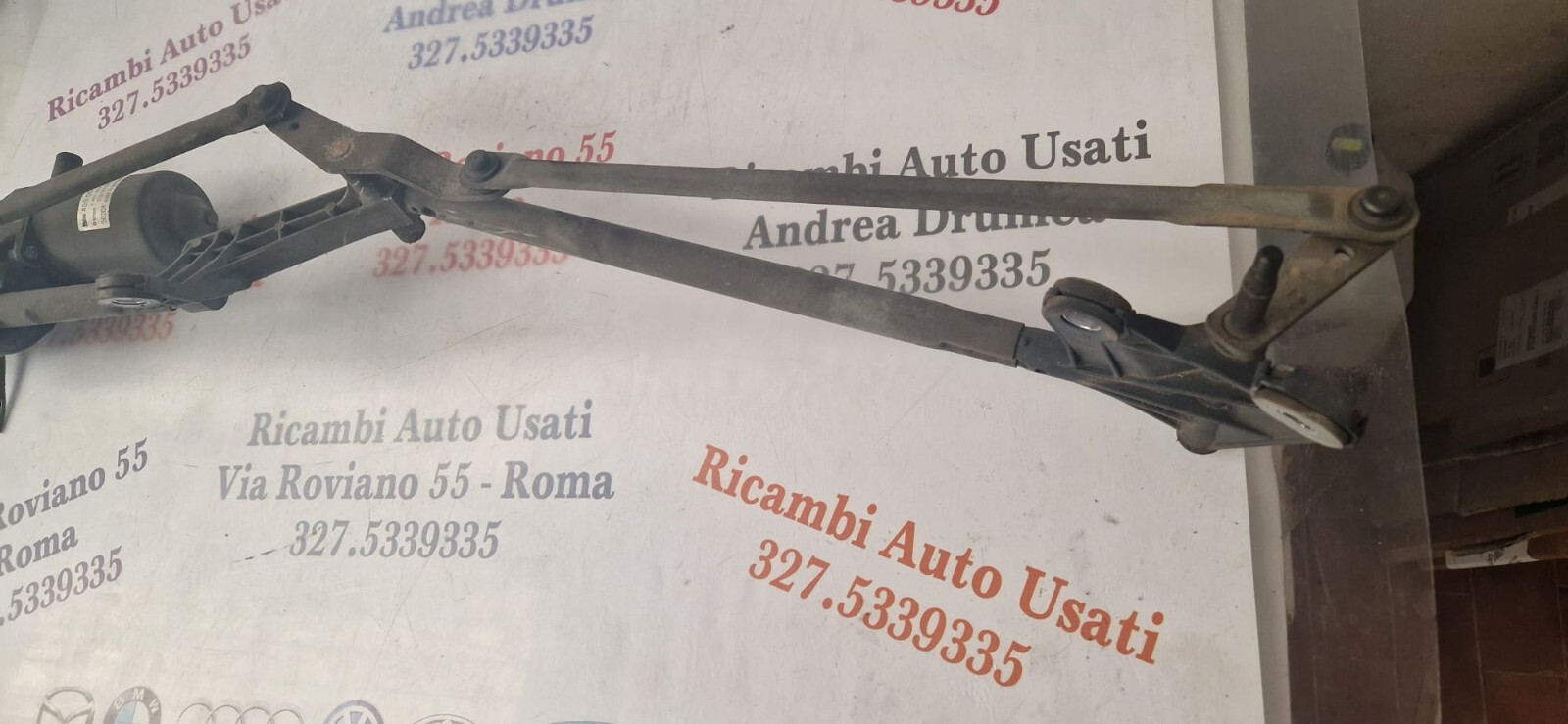 MOTORINO TERGICRISTALLO SMART 451 2007-2015 VALEO A4518240001 12 V SMART 451 2007-2015 WIPER MOTOR VALEO A4518240001 12 V - immagine 5