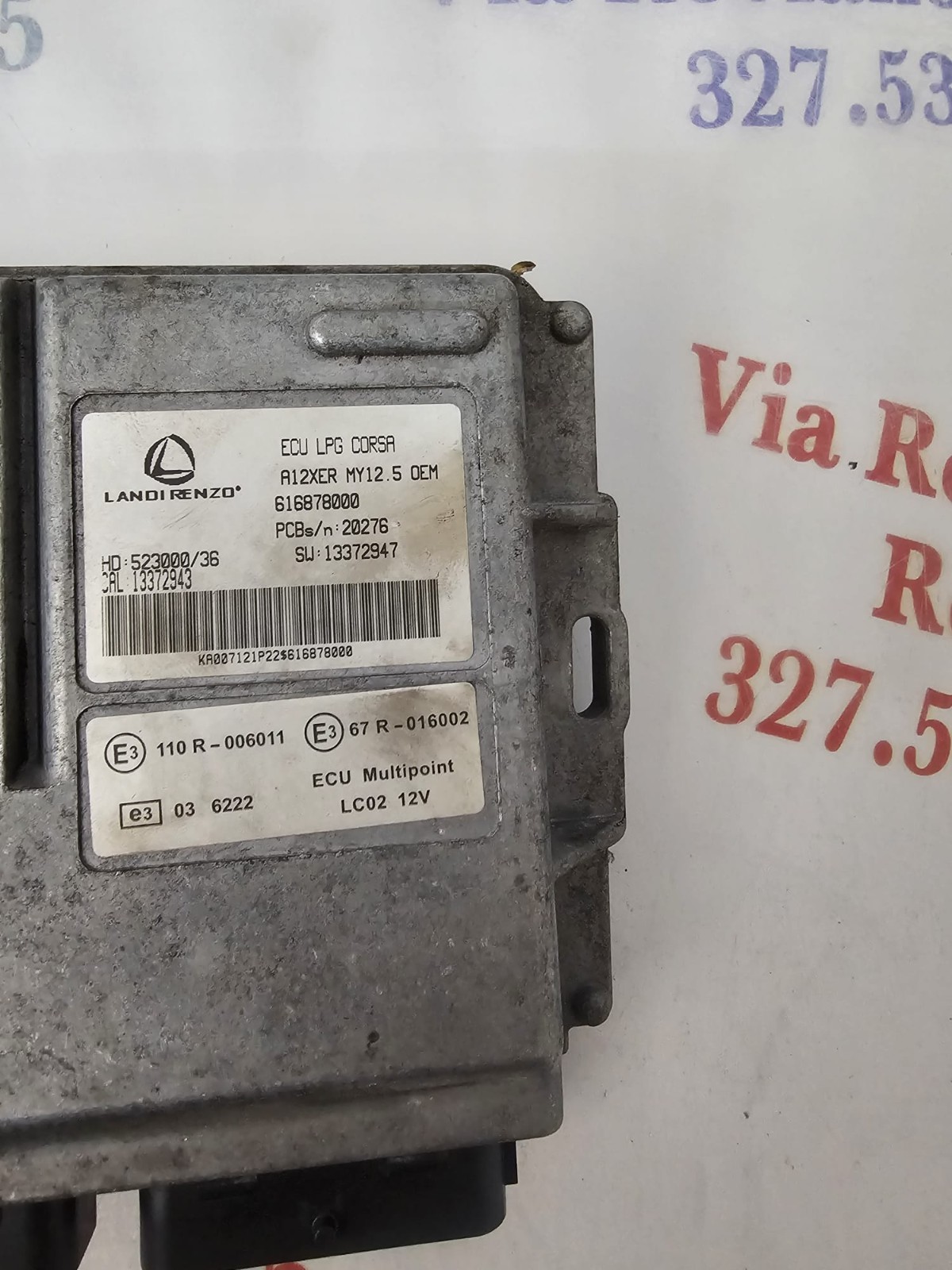 CENTRALINA MOTORE LANDI RENZO OPEL CORSA 1.2 BENZINA A12XER 616878000