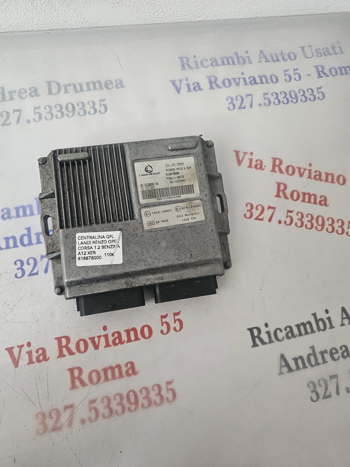 CENTRALINA MOTORE LANDI RENZO OPEL CORSA 1.2 BENZINA A12XER 616878000 - immagine 2