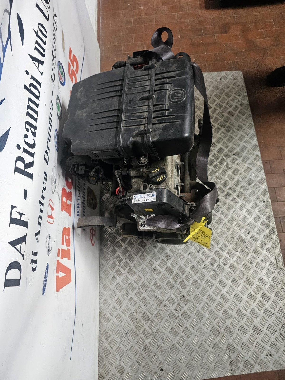 MOTORE FIAT PANDA/FORD KA KM 75.000 1.2 BENZINA 2008-2015 SIGLA 169A4000 - immagine 6