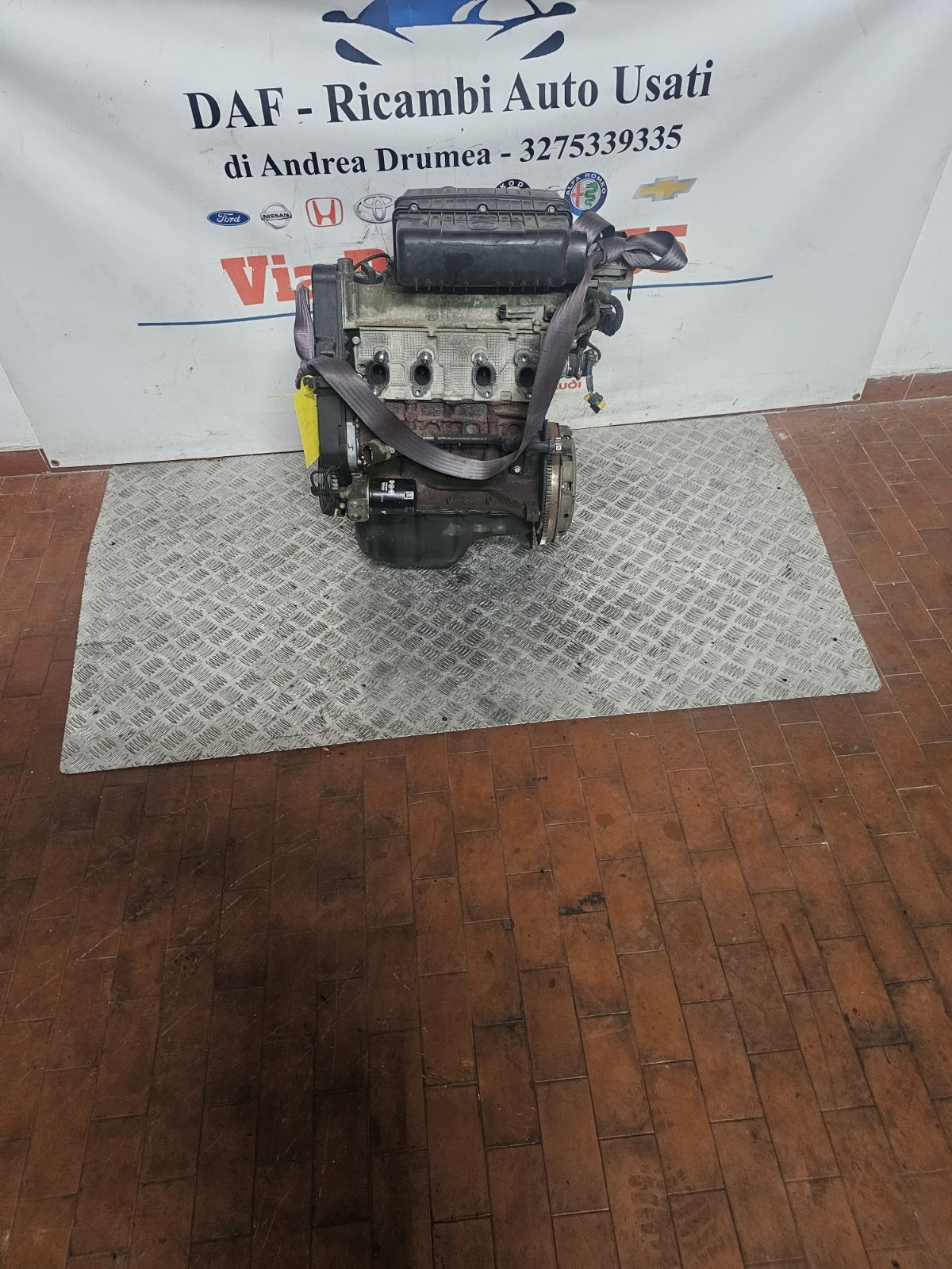 MOTORE FIAT PANDA/FORD KA KM 75.000 1.2 BENZINA 2008-2015 SIGLA 169A4000 - immagine 7