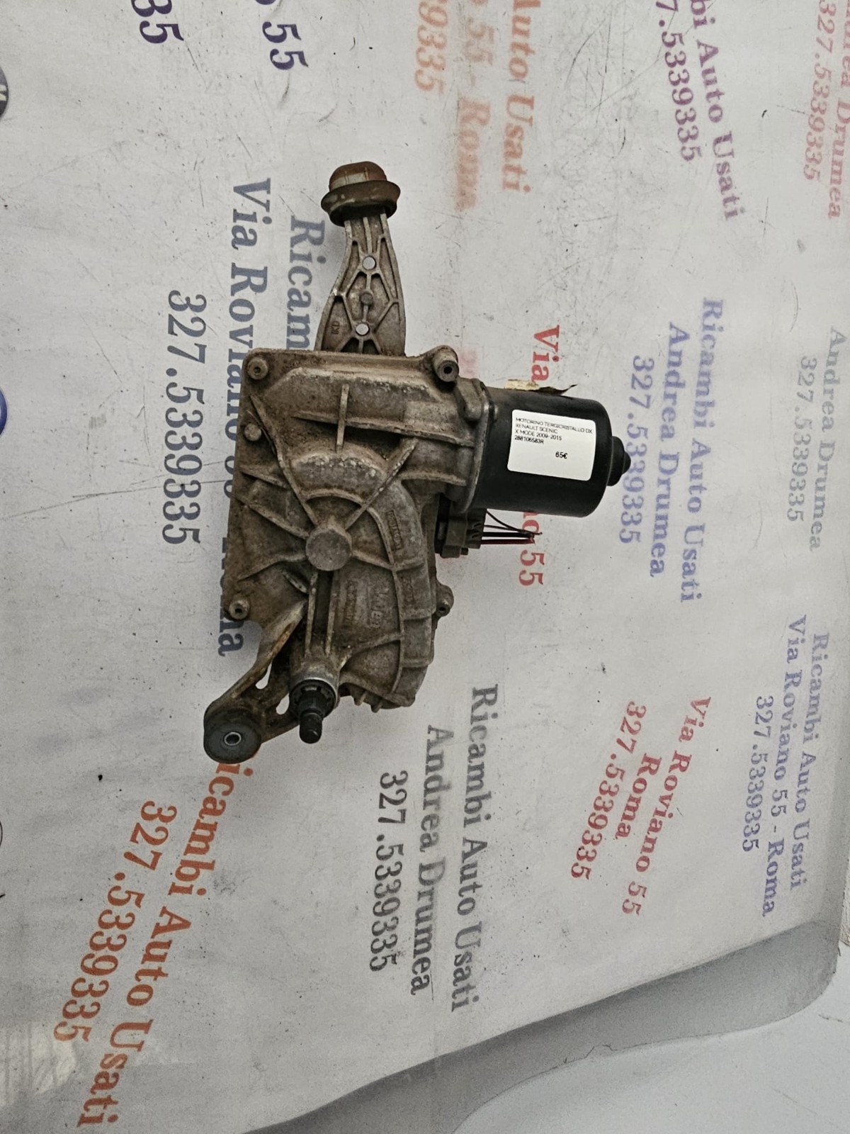 2288106583R MOTORINO TERGICRISTALLO DX RENAULT SCENIC / X MOD 2009-2015 - immagine 5