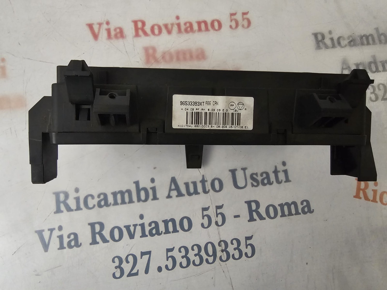 COMANDO CLIMA CITROéN C3 2004-2010 CODICE 96533393XT - immagine 3