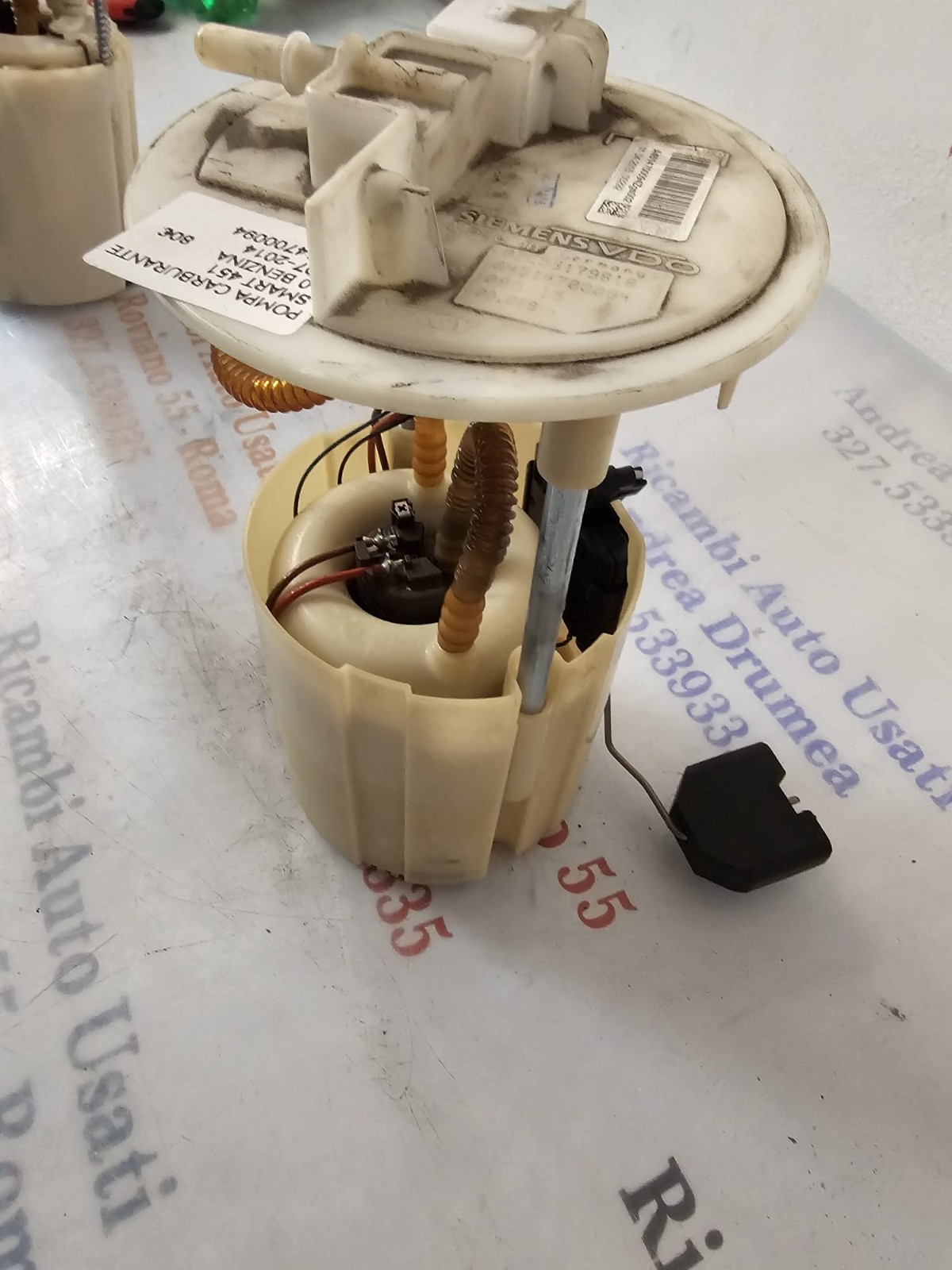 POMPA CARBURANTE SMART 451 1.0 BENZINA 2007-2014 A4514700094Zgs002