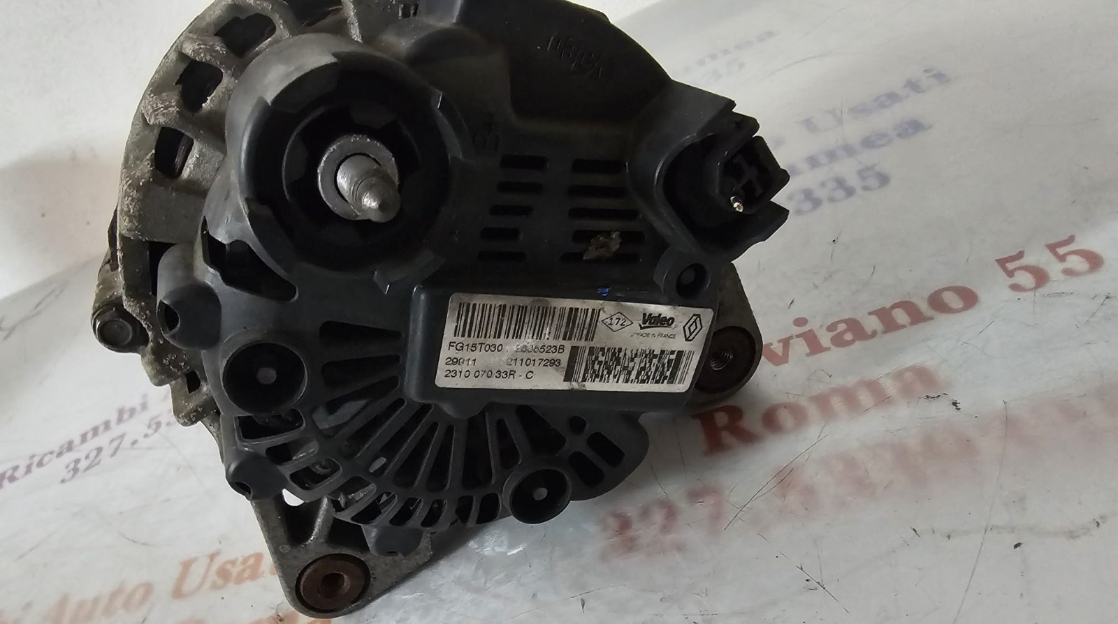 ALTERNATORE RENAULT MEGANE/SCENIC/X.MOD 1.6 D 10-15 VALEO 231007033R-C - immagine 3