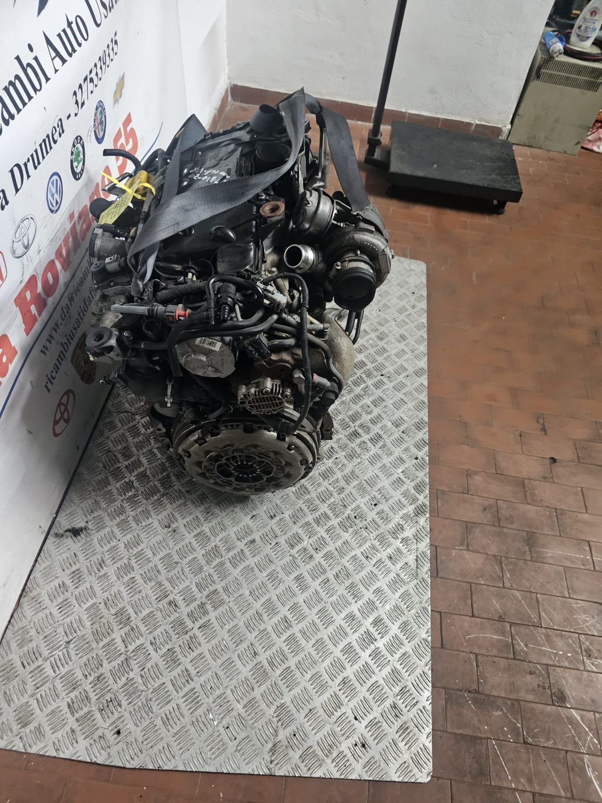 MOTORE RENAULT LAGUNA KM 121.000 2.0DIESEL 2007-2011 SIGLA M9RA740 - immagine 2