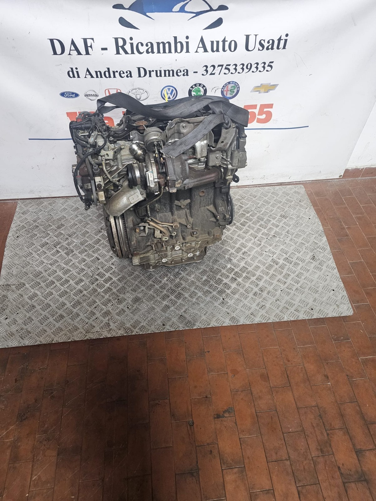 MOTORE RENAULT LAGUNA KM 121.000 2.0DIESEL 2007-2011 SIGLA M9RA740 - immagine 4