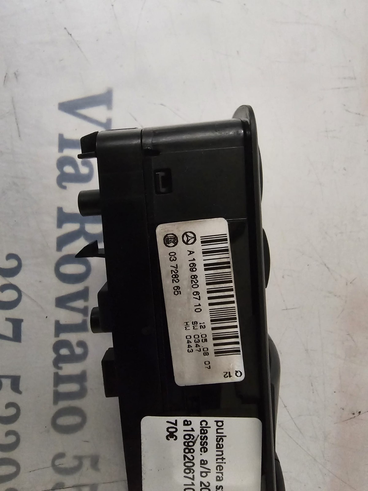 PULSANTIERA SX MERCEDES -BENZ CLASSE A/B 2005-2011 A1698206710 - immagine 5