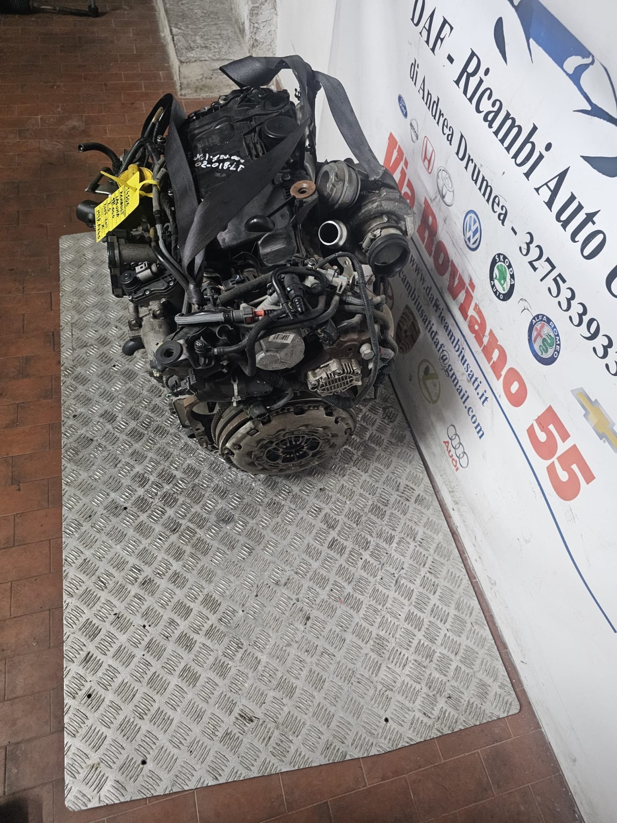 MOTORE RENAULT LAGUNA KM 121.000 2.0DIESEL 2007-2011 SIGLA M9RA740 - immagine 6