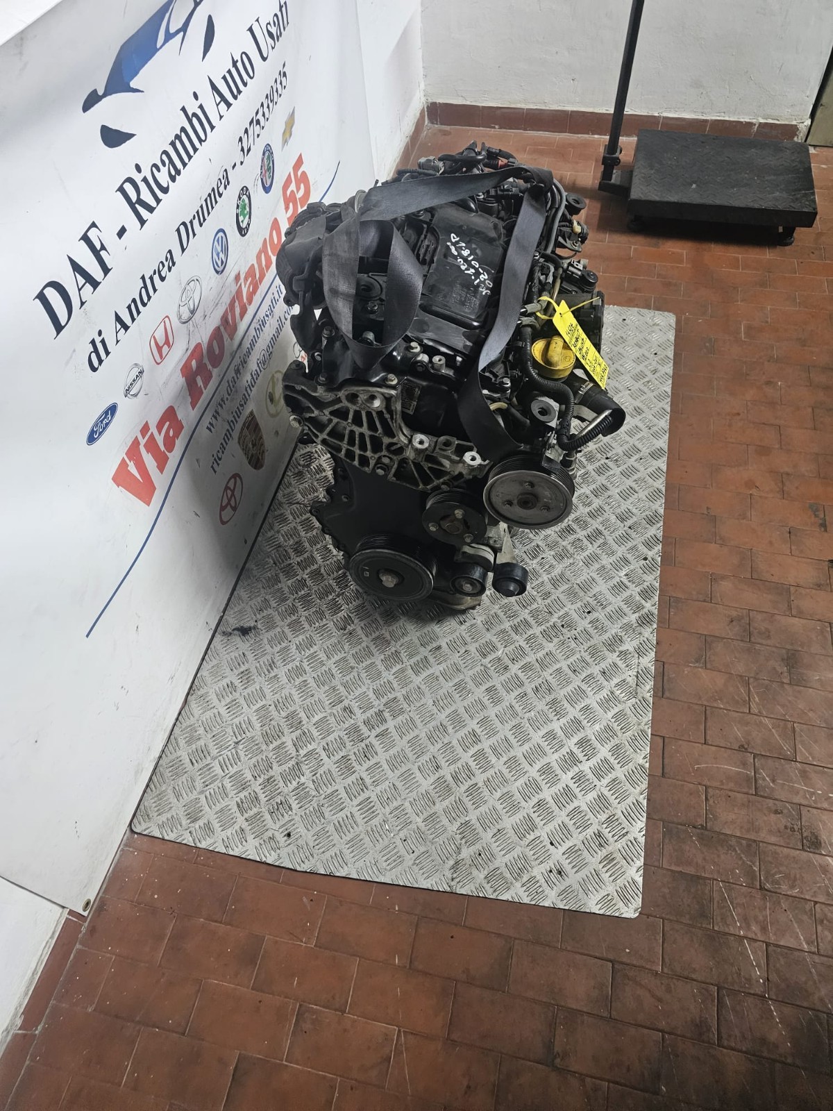 MOTORE RENAULT LAGUNA KM 121.000 2.0DIESEL 2007-2011 SIGLA M9RA740 - immagine 8