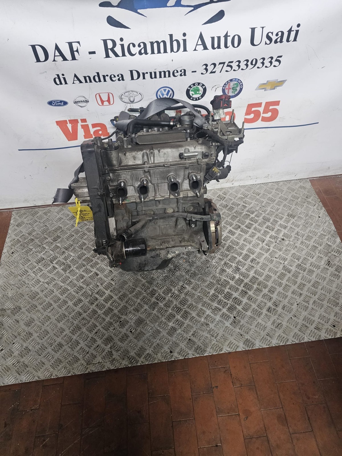 MOTORE FIAT GRANDE PUNTO 1.4 BENZINA KM 81.000 2008-2015 SIGLA 350A1000