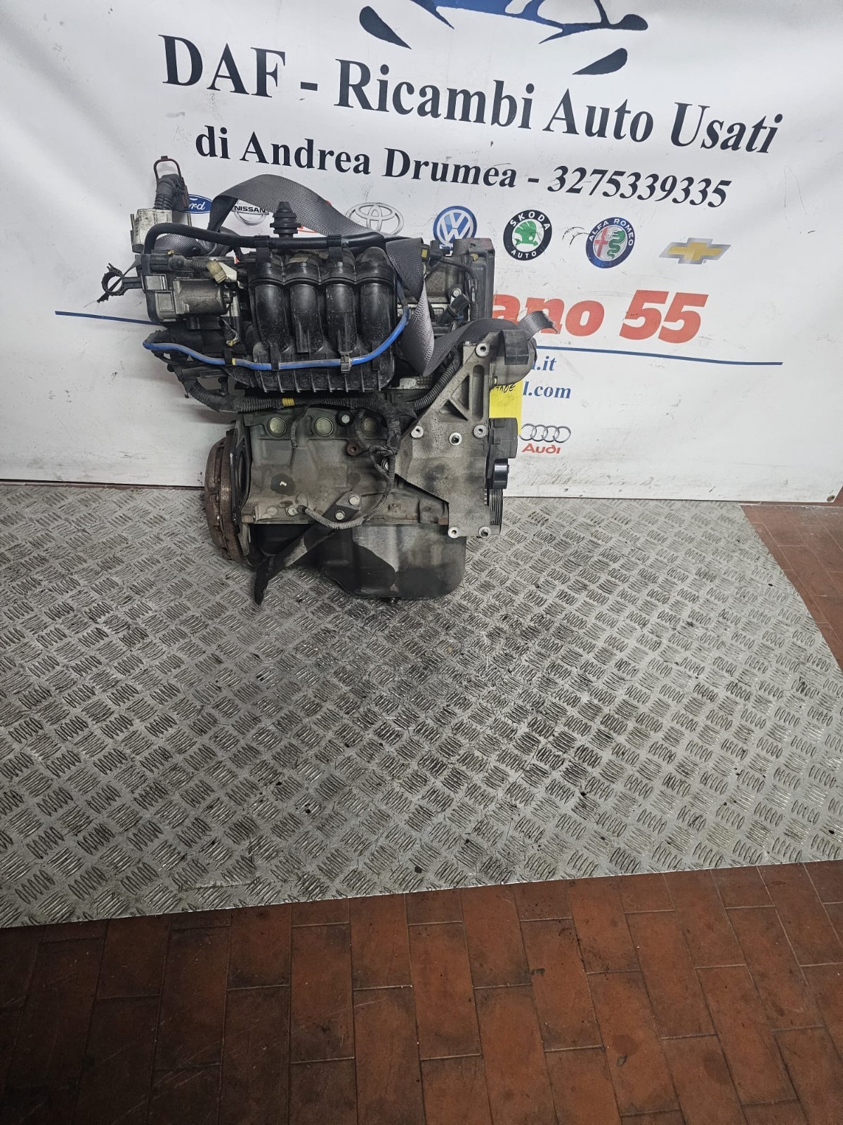 MOTORE FIAT GRANDE PUNTO 1.4 BENZINA KM 81.000 2008-2015 SIGLA 350A1000 - immagine 5