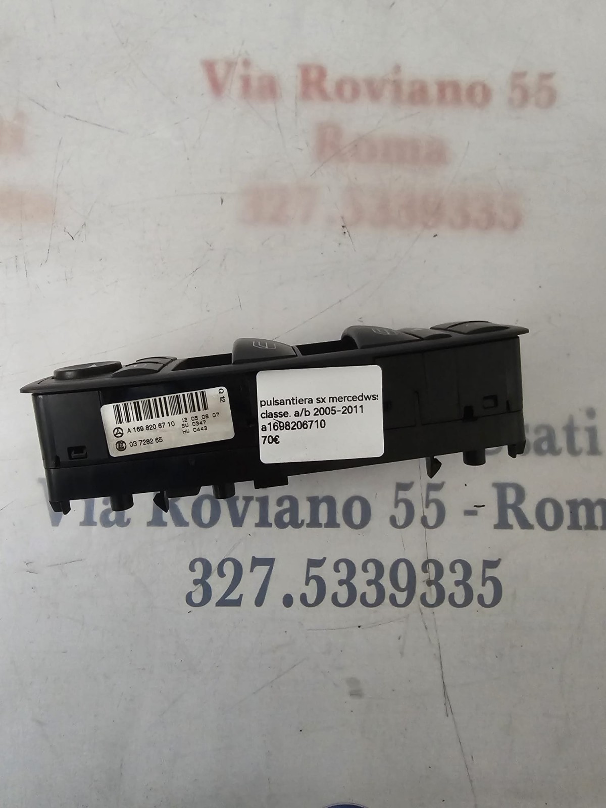 PULSANTIERA SX MERCEDES -BENZ CLASSE A/B 2005-2011 A1698206710 - immagine 6