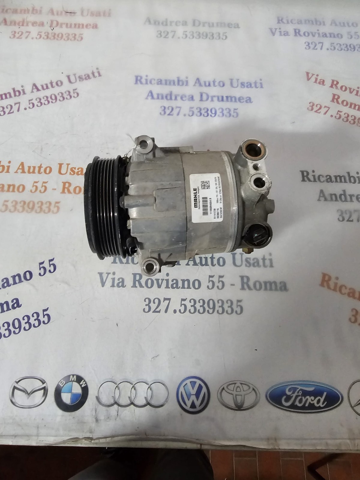35232024F COMPRESSORE MASERATI LEVANTE GHIBLI 3.0 DIESEL 2013-201 - immagine 6