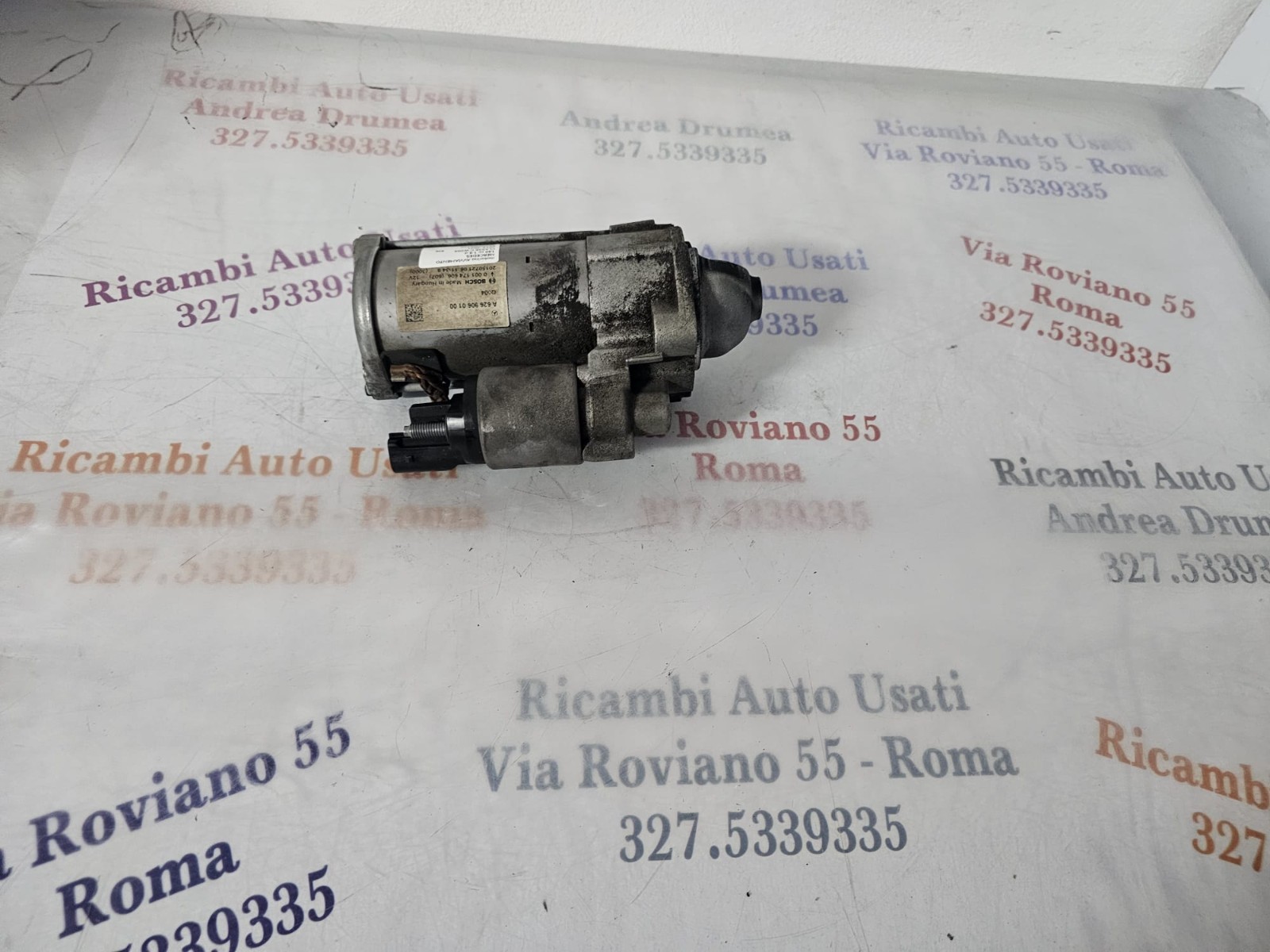 MOTORINO AVVIAMENTO MERCEDES CLASSE C W205 180CC 1.6 D A6269060100 CAMBIO AUTOM - immagine 4