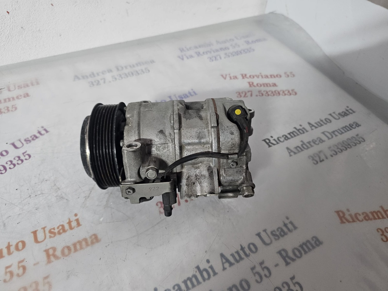 COMPRESSORE MERCEDES CLASSE C W205 180CC 1.6 D 2014-2021 A0008308700 - immagine 2