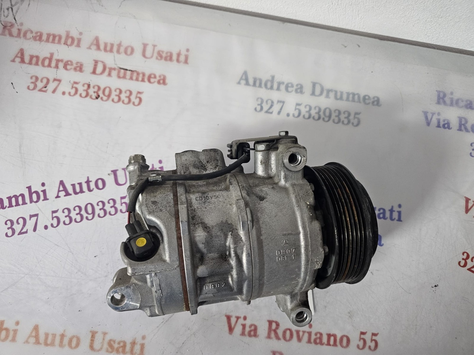 COMPRESSORE MERCEDES CLASSE C W205 180CC 1.6 D 2014-2021 A0008308700 - immagine 4