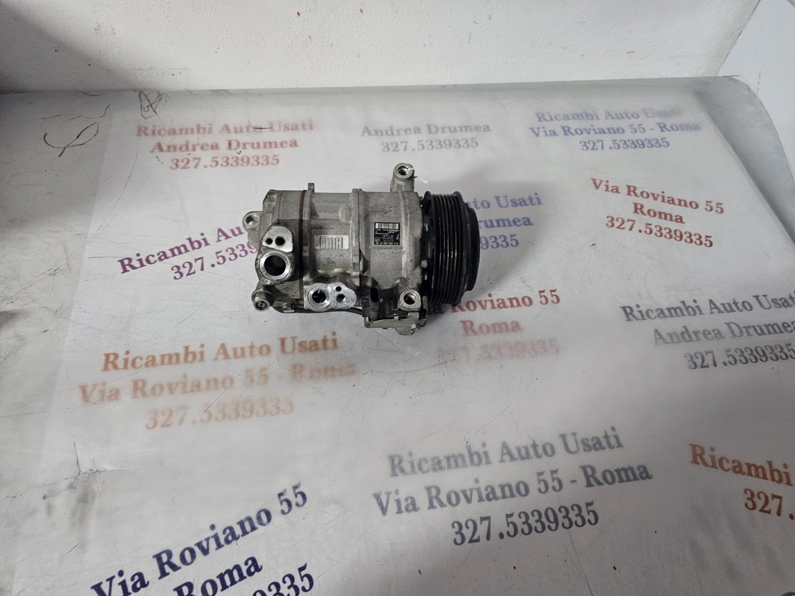 COMPRESSORE MERCEDES CLASSE C W205 180CC 1.6 D 2014-2021 A0008308700 - immagine 9