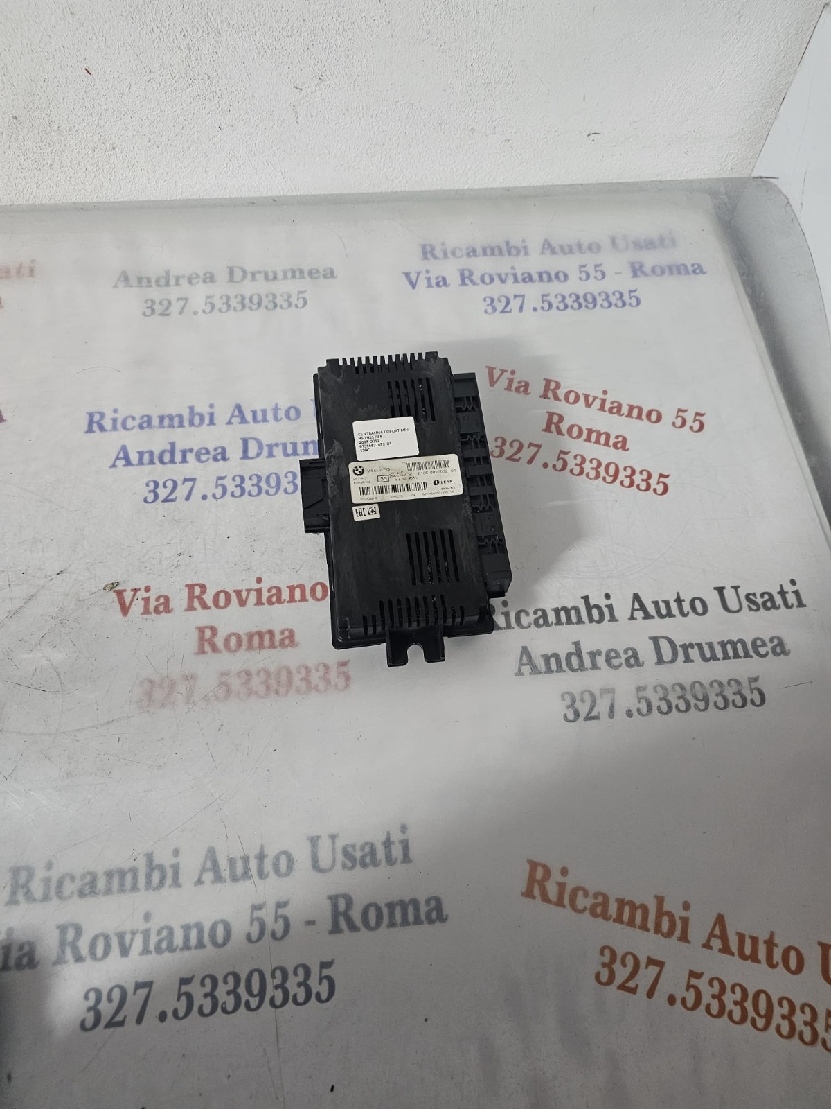 CENTRALINA COMFORT MINI COOPER R50 R55 R56 2007-2012 COD 61356827072-01 - immagine 5
