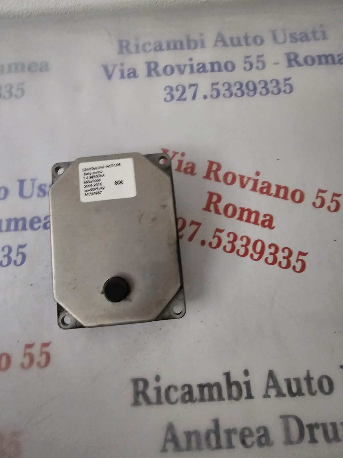 CENTRALINA MOTORE FIAT GRANDE PUNTO 1.4 BENZINA CODICE MOTORE 350A1000 IAW5SF3.M2 - immagine 3