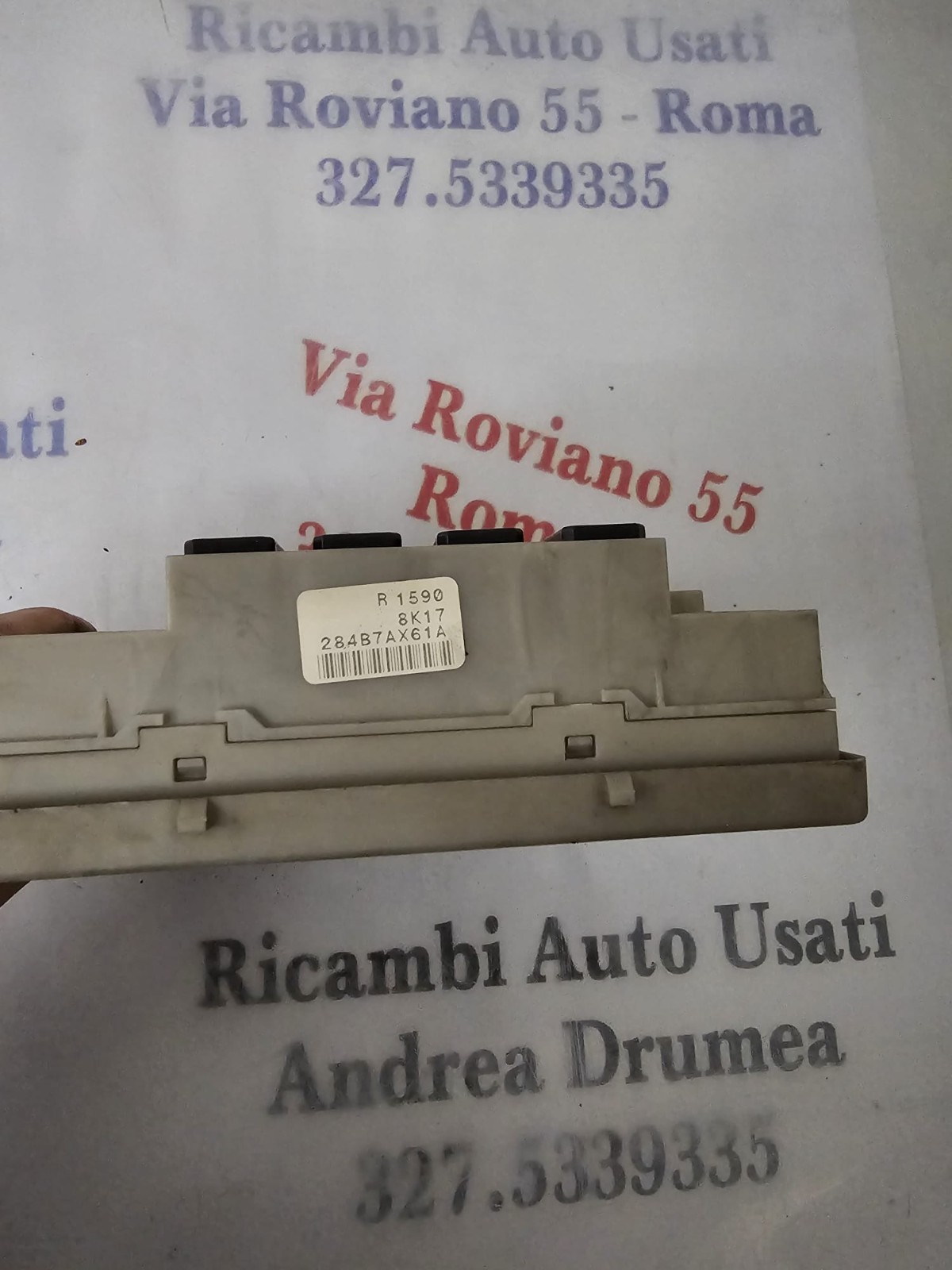 centralina porta fusibili nissan note 1 2004 -2008 1.4 benzina cod 284b7ax61a - immagine 2