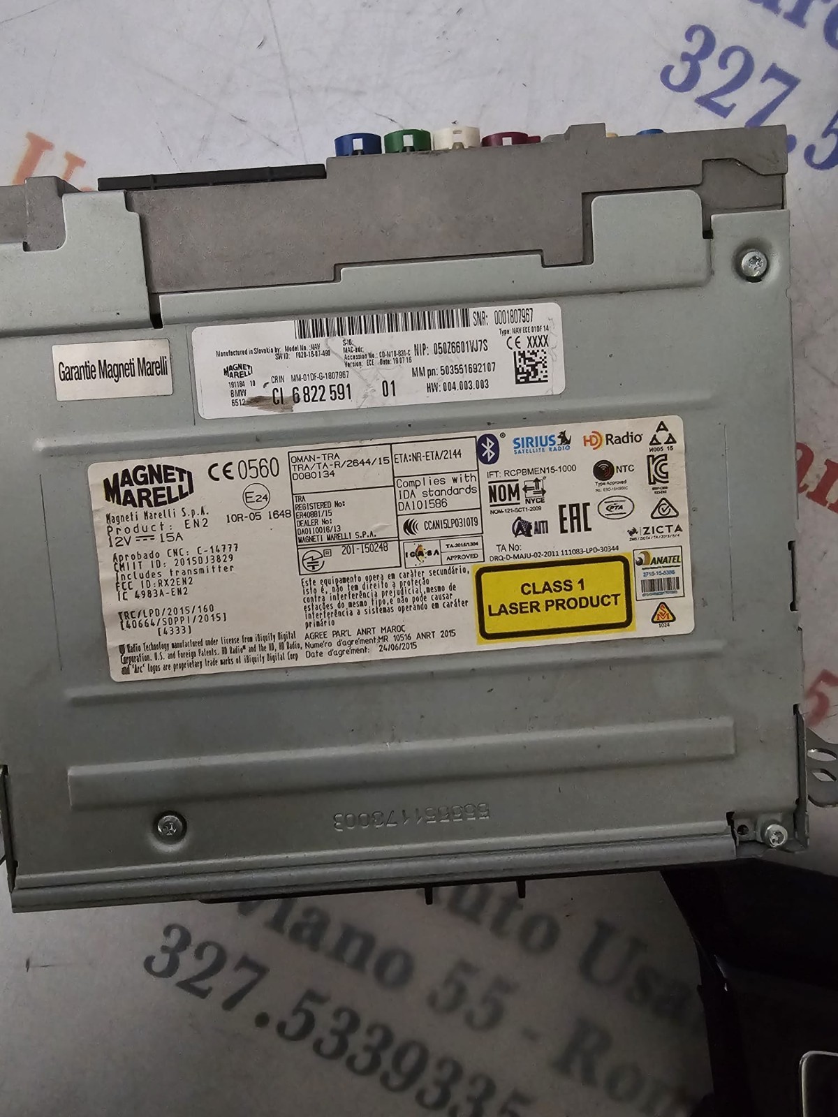 Kit navigatore radio system bmw S2 13/18 CI6822591-01 1 0R-051648 NO COD SBLOCCO - immagine 2