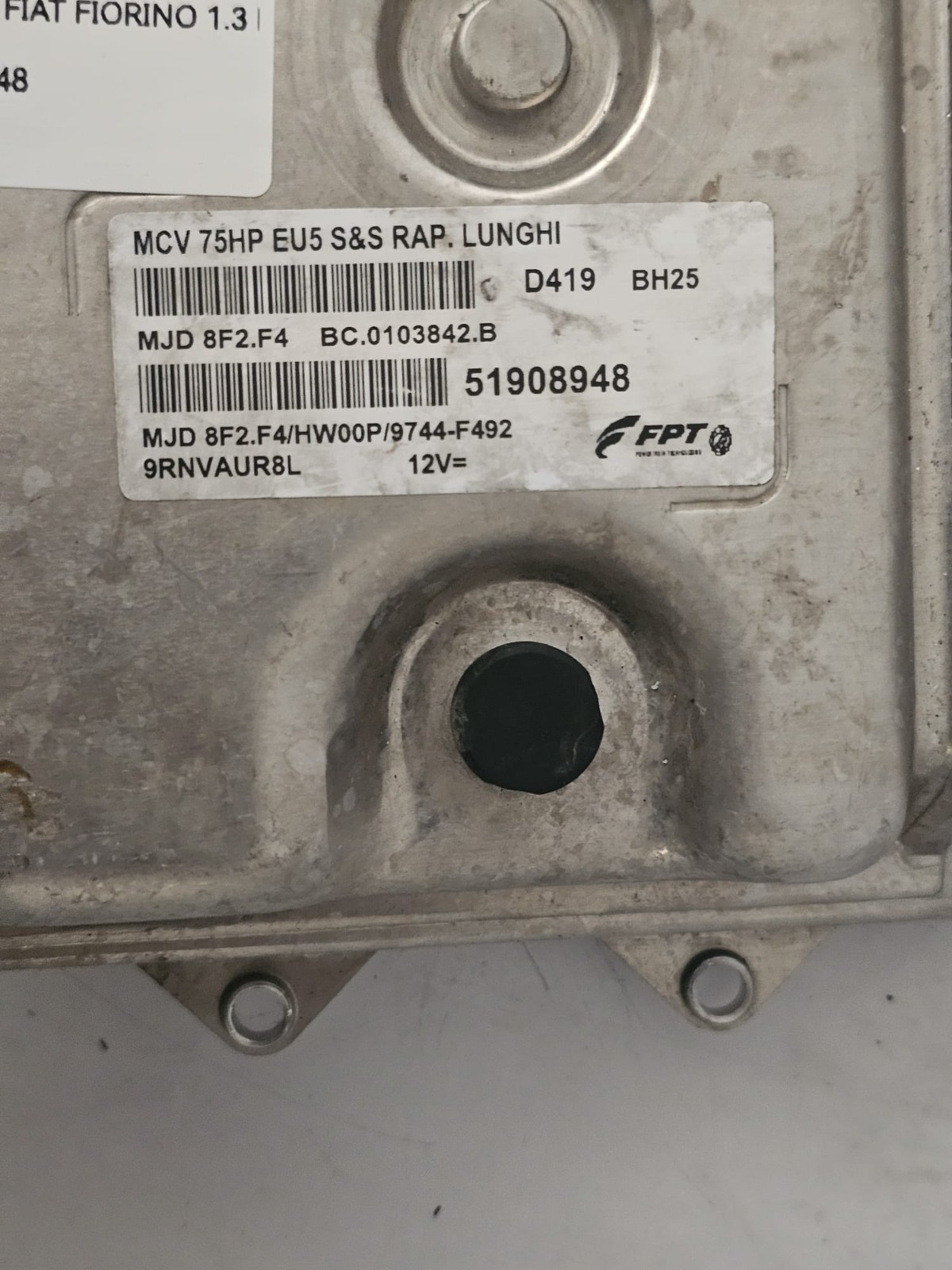 CENTRALINA MOTORE CITROEN NEMO/PEUGEOT BIPPER /FIAT FIORINO 1.3 D 2011 51908948